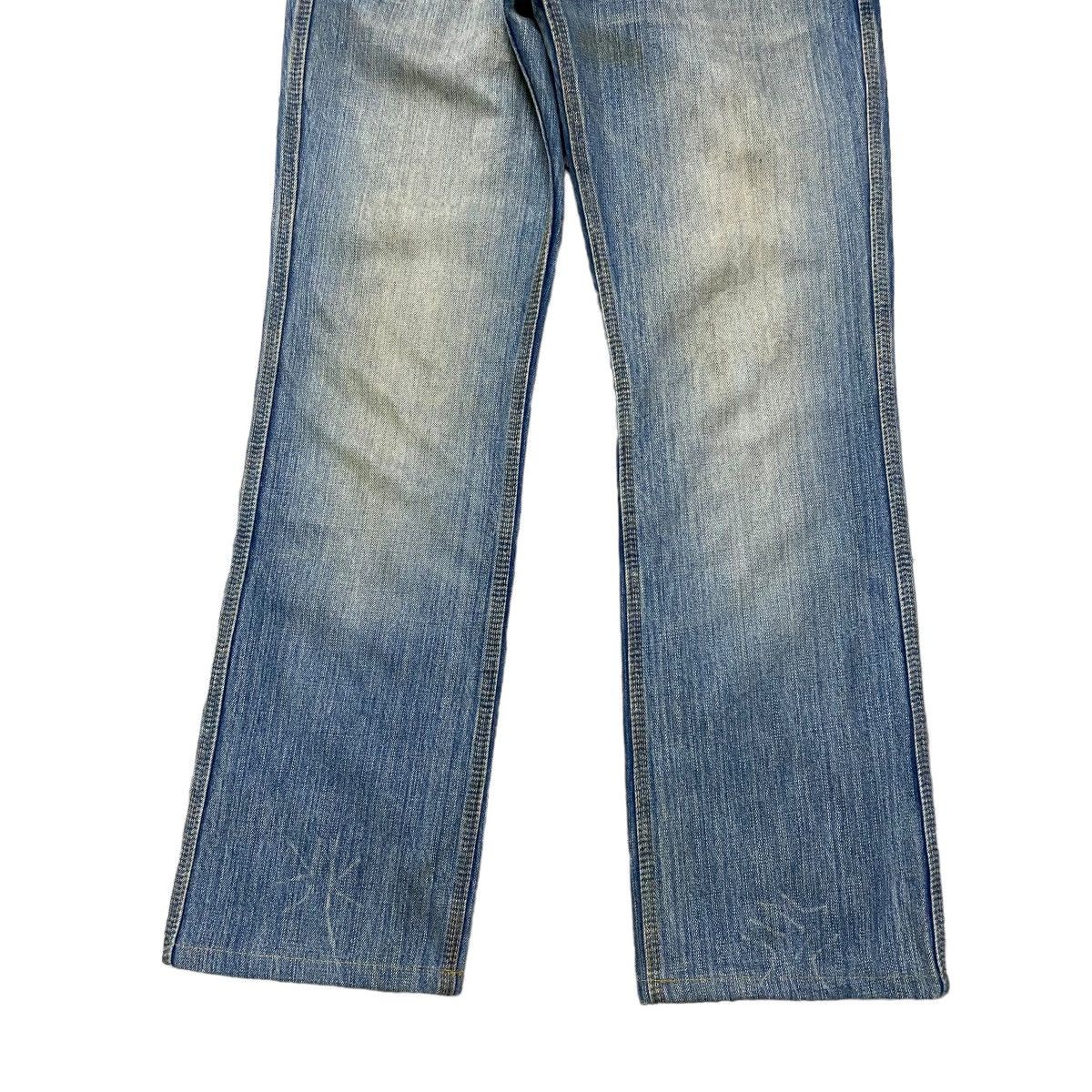 Nicole Club NCFM Denim Twin Flap Snake Patern Flare Jeans Size US 28 / EU 44 - 7 Thumbnail