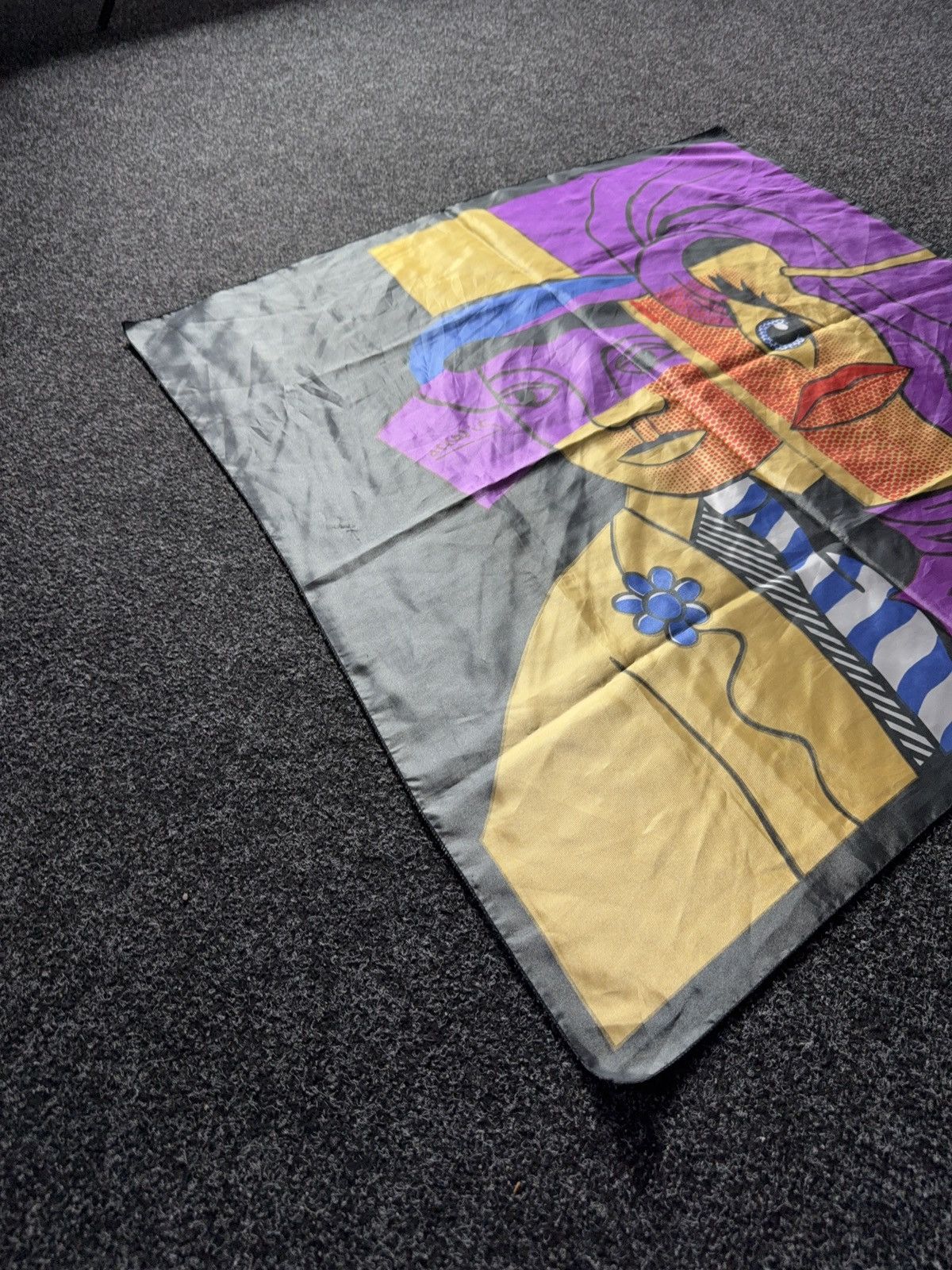 Vintage Vintage 90s Picasso Scarf Art silk Size ONE SIZE - 15 Thumbnail