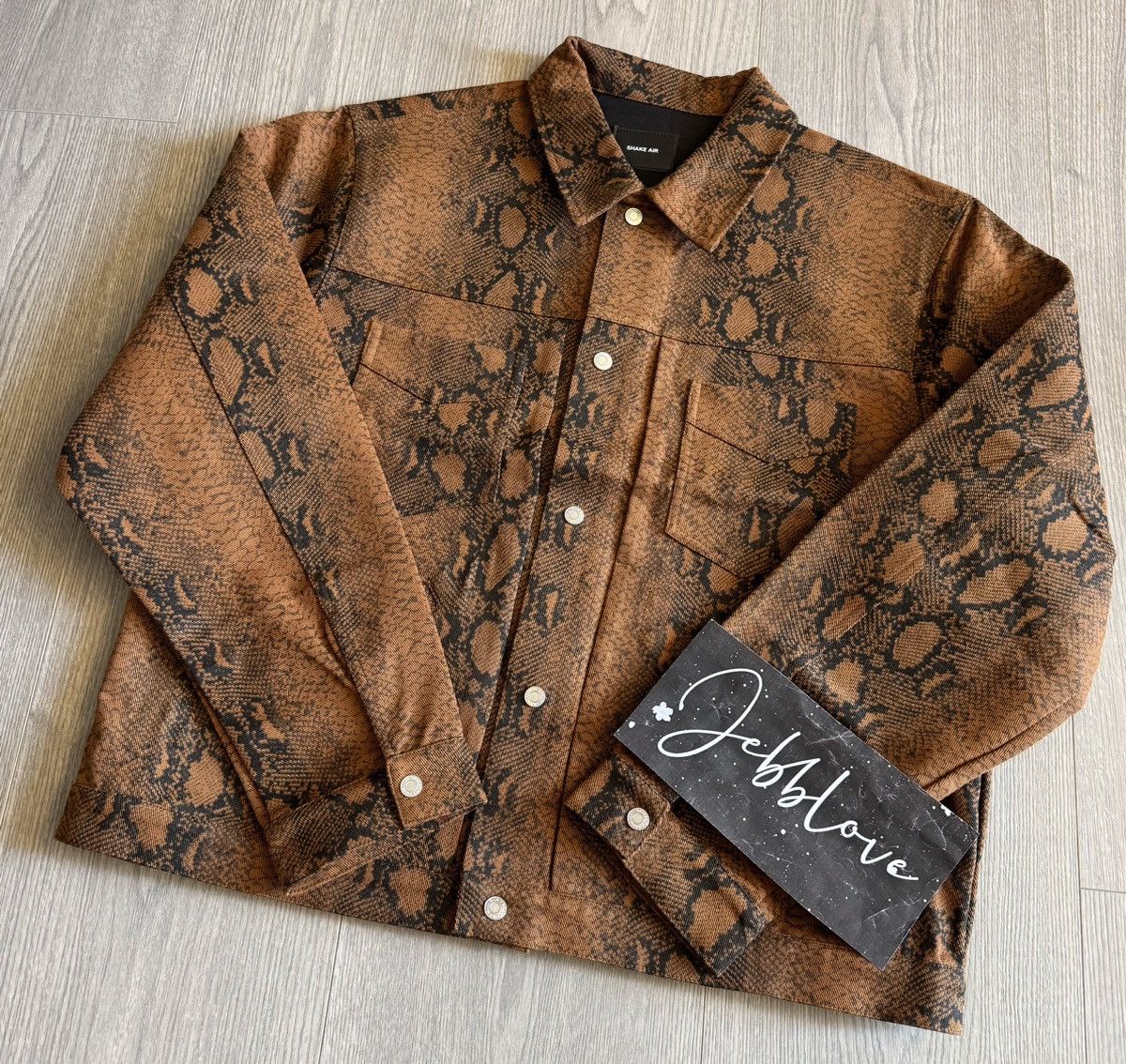 Japanese Brand × Vintage Outdoor retro punk snake print trucker jacket Size US M / EU 48-50 / 2 - 6 Thumbnail