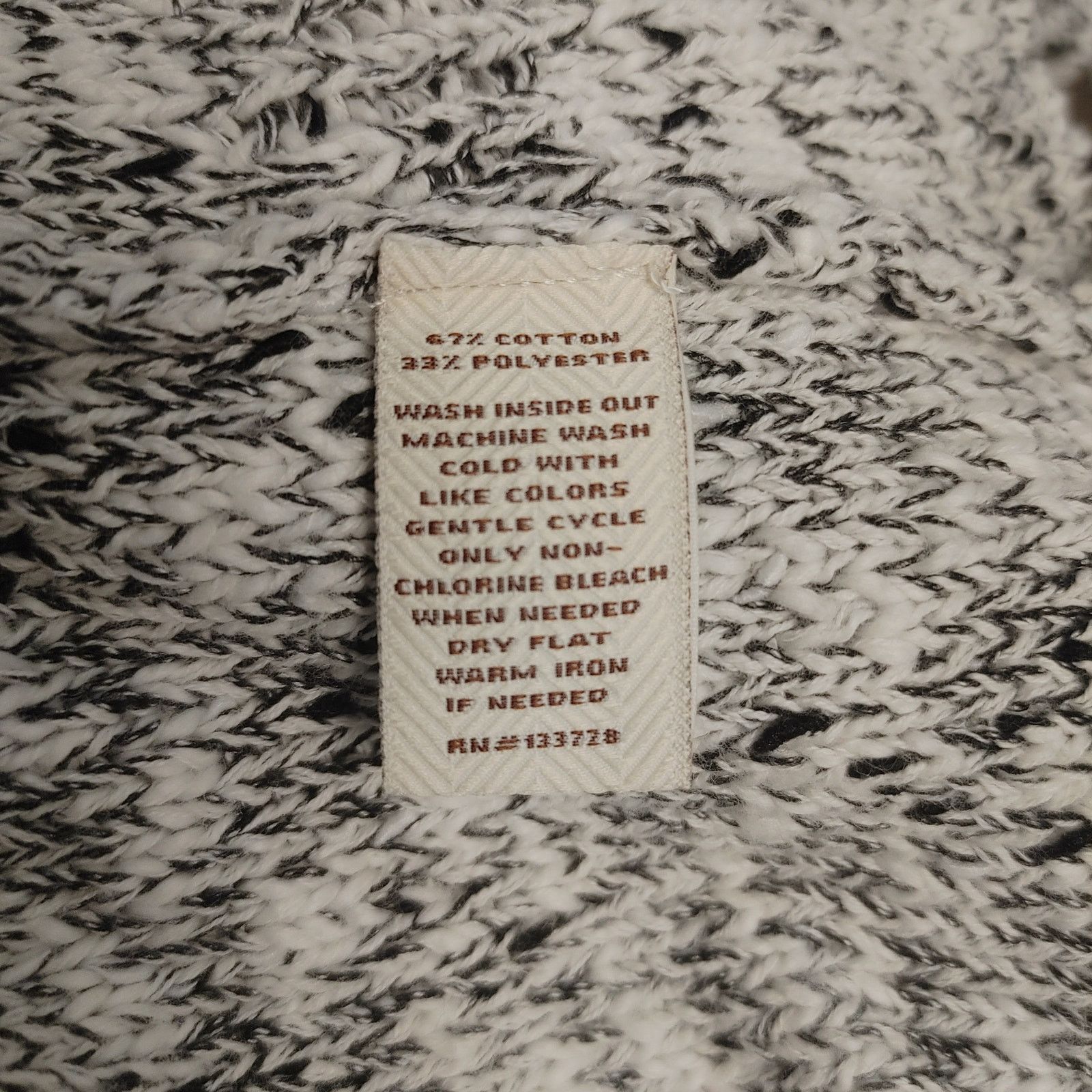 Sonoma Sonoma Life+Style Women L Gray Knit LongSleeve Open Cardigan Size L / US 10 / IT 46 - 4 Thumbnail