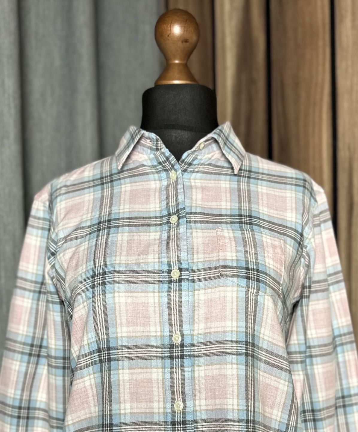 Flannel × Gant GANT Checkered Shirt Blouse Cotton Women's Size US 6 Size M / US 6-8 / IT 42-44 - 4 Thumbnail