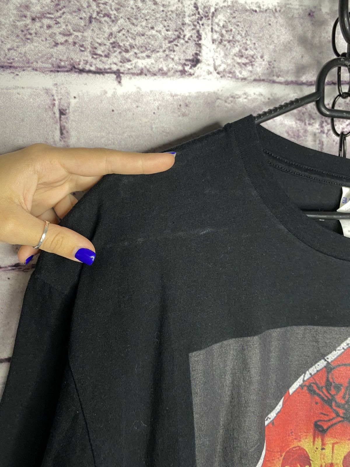 Band Tees Men's Vintage T-Shirt Damage Plan NFP Graphic Tee Y2K Logo Size US XXL / EU 58 / 5 - 7 Thumbnail