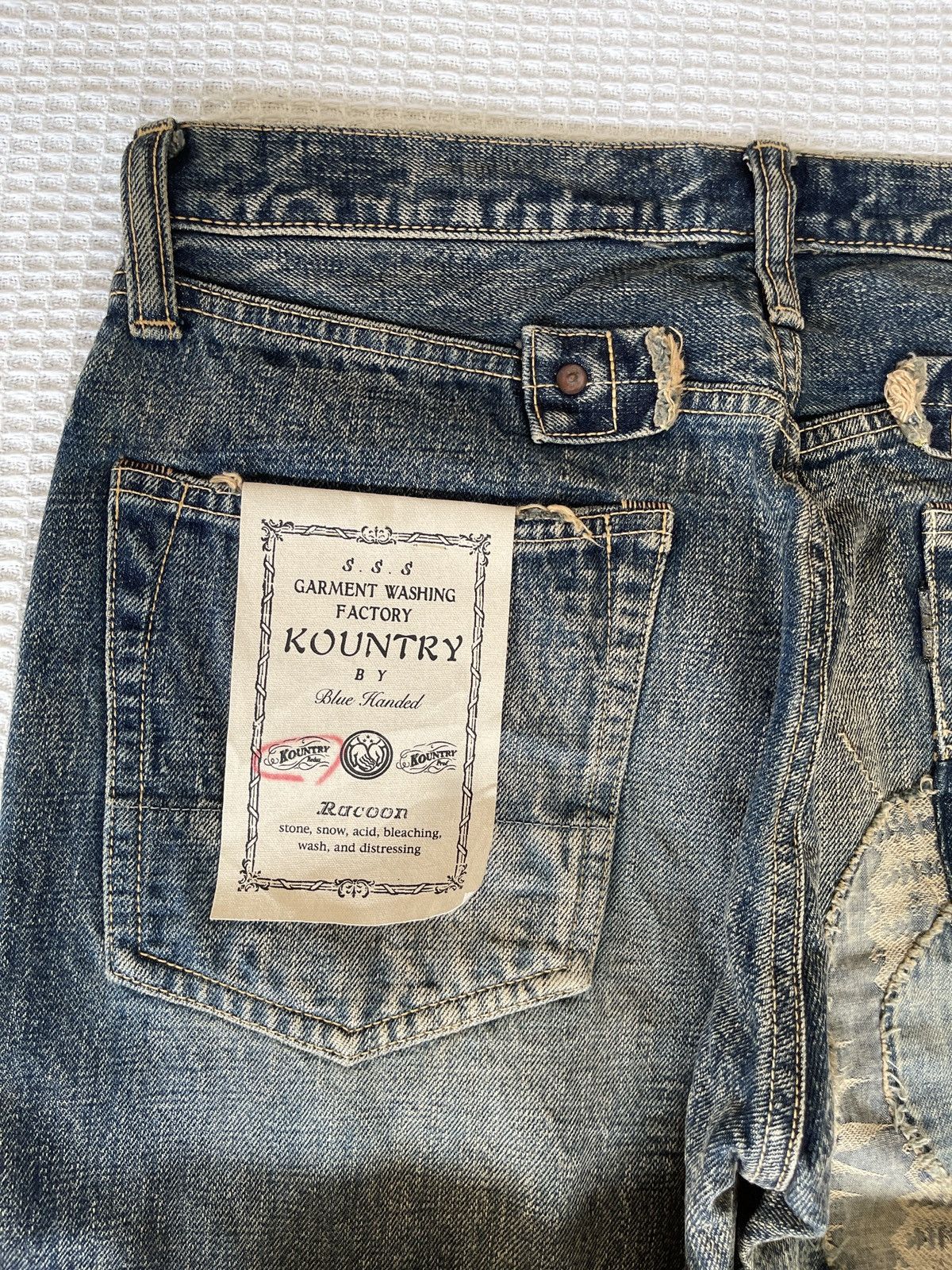 Kapital Kountry ARCHIVE🔥KAPITAL KOUNTRY🔥Shashiko Patchworks Selvedge Denim Size US 30 / EU 46 - 10 Thumbnail