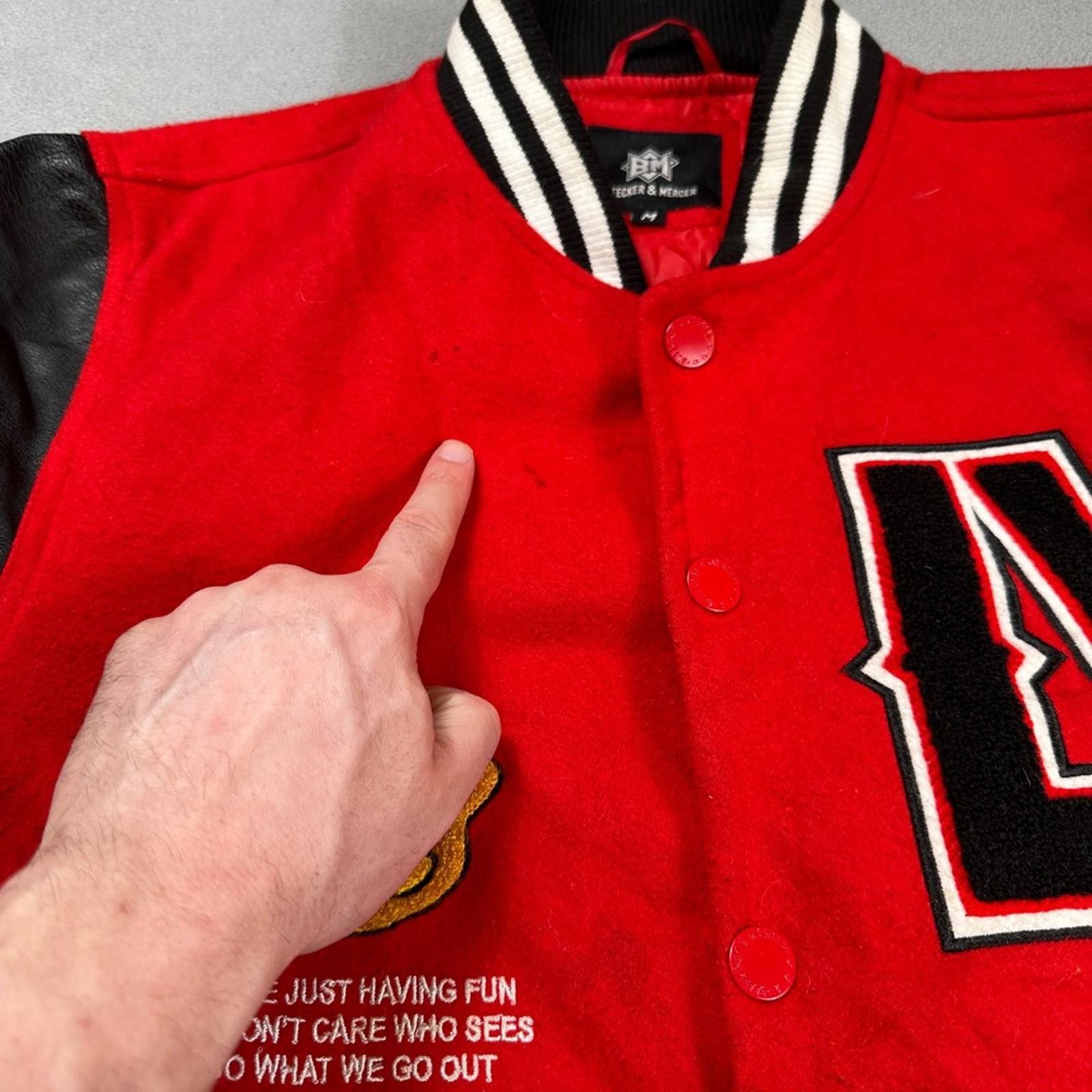 Other Bleecker & Mercer Varsity Jacket Men's M Red Black Letterman Size US M / EU 48-50 / 2 - 9 Thumbnail