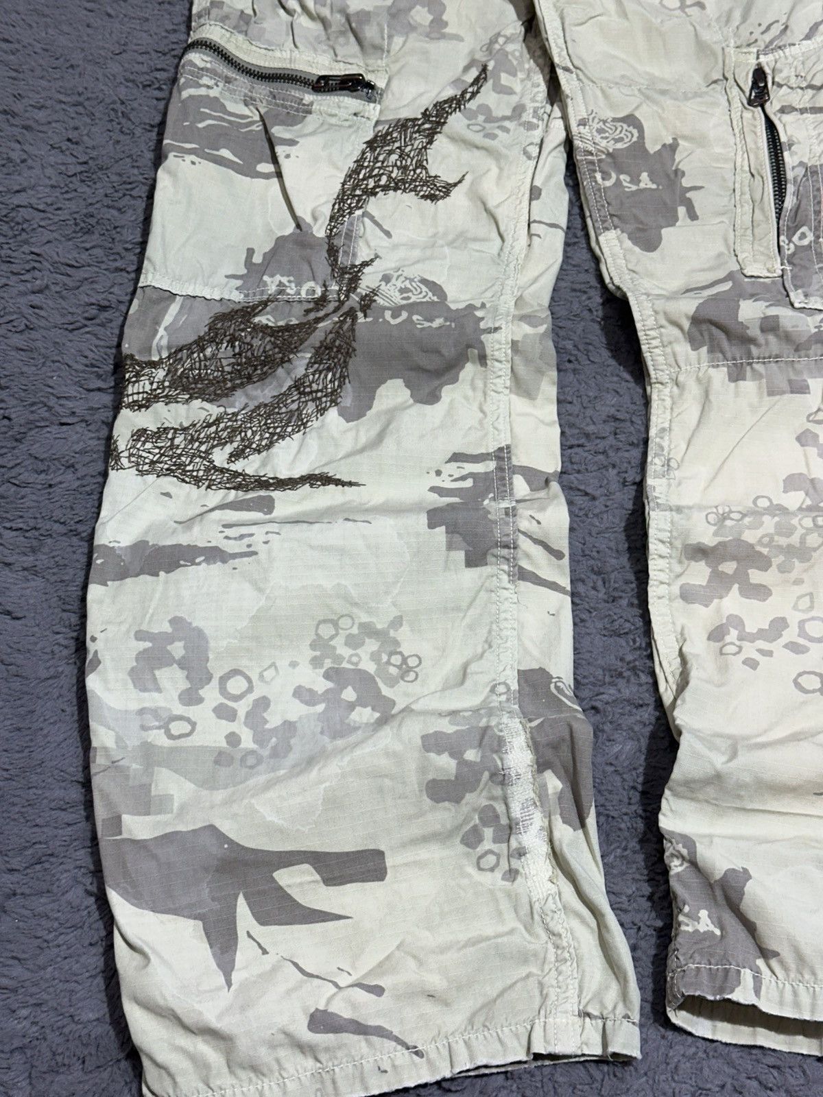 Z Brand Vintage Z-Brand "So Cal" Camo Cargo Pants Size US 34 / EU 50 - 3 Thumbnail