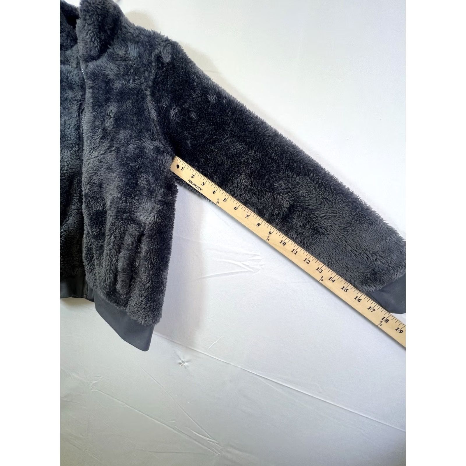 Vintage Browning Women's Navy Blue Sherpa Full Zip Fleece Jacket Size Small Size S / US 4 / IT 40 - 4 Thumbnail
