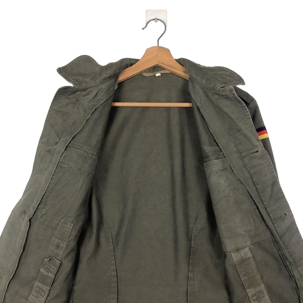 Vintage 🔥Vintage Chore Military Jacket Germany Flag Multi Pocket Size US M / EU 48-50 / 2 - 14 Thumbnail