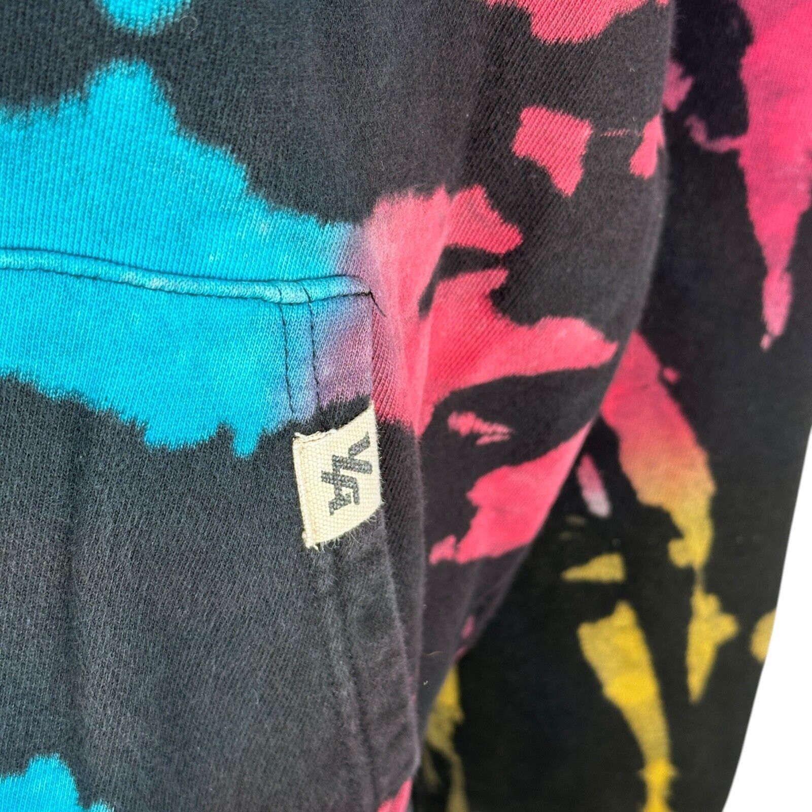 Other YoungLA Hoodie Sweatshirt Men's S Tie Dye Black Blue Pink Size US S / EU 44-46 / 1 - 3 Thumbnail