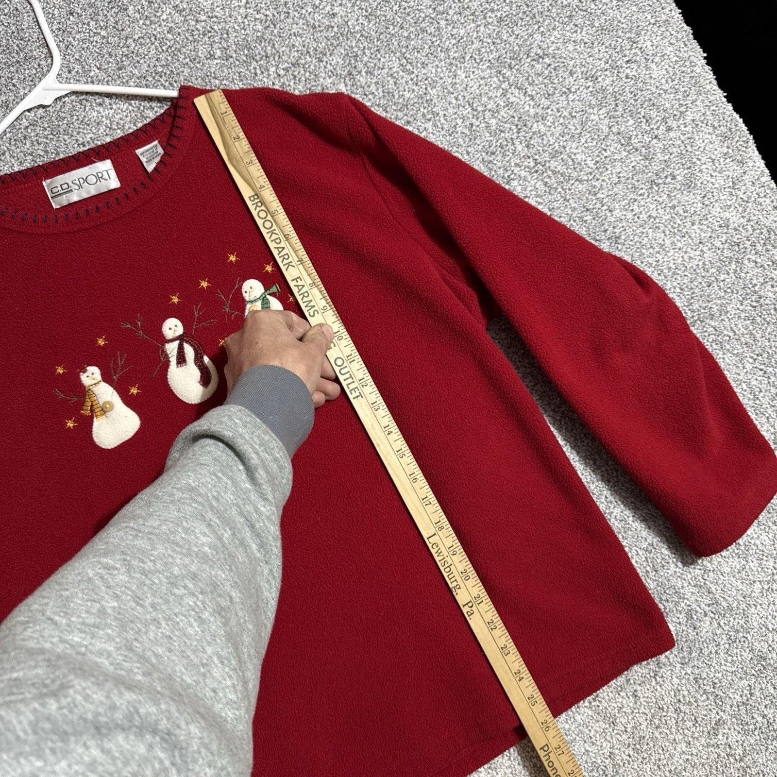 Other Retro Y2K Sweatshirt Womens L Embroidered Snowman Holiday Size L / US 10 / IT 46 - 2 Thumbnail