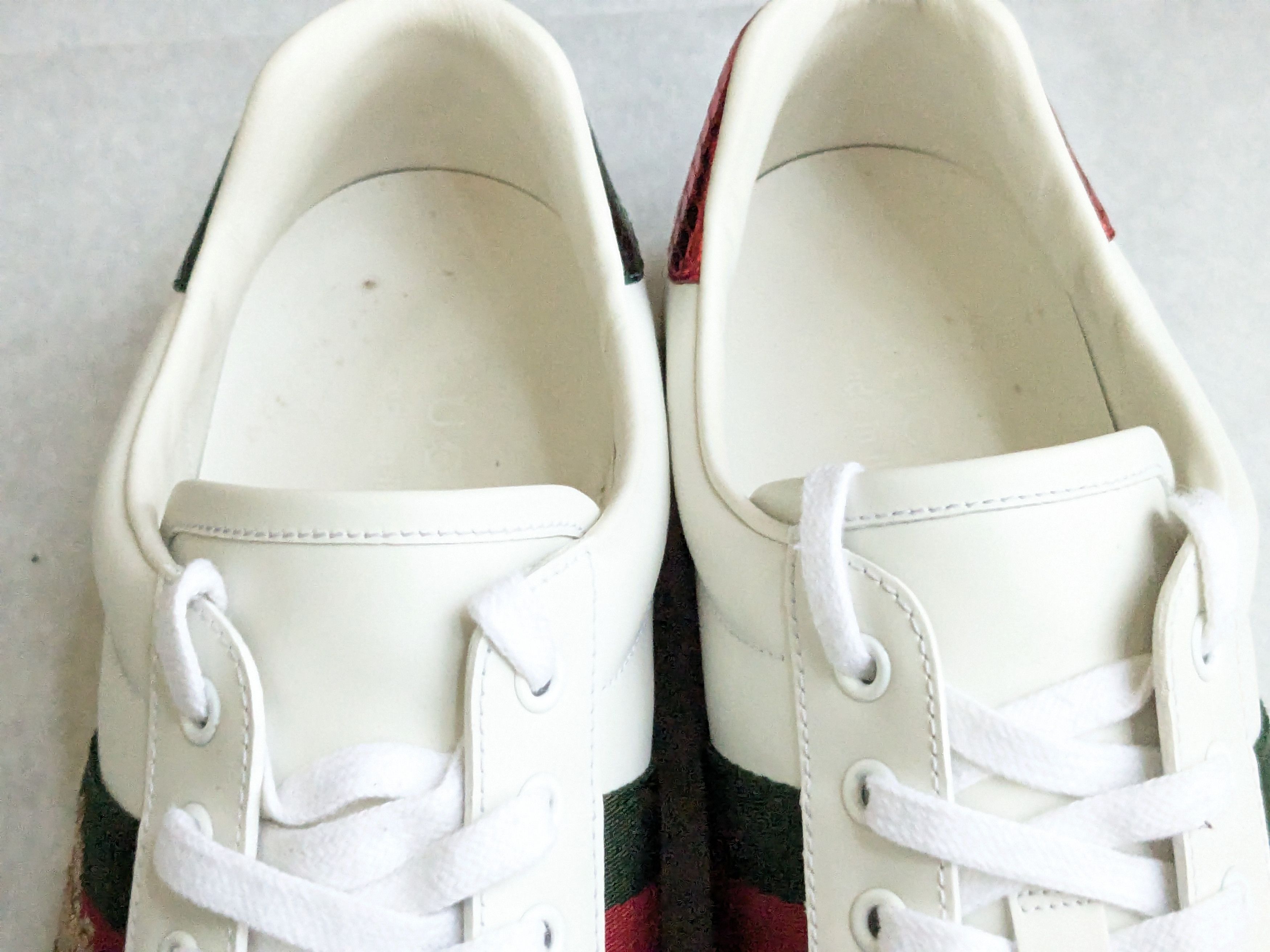 Gucci Gucci Ace Sneakers Bee White 9.5 Low Tops Size US 9.5 / EU 42-43 - 2 Thumbnail