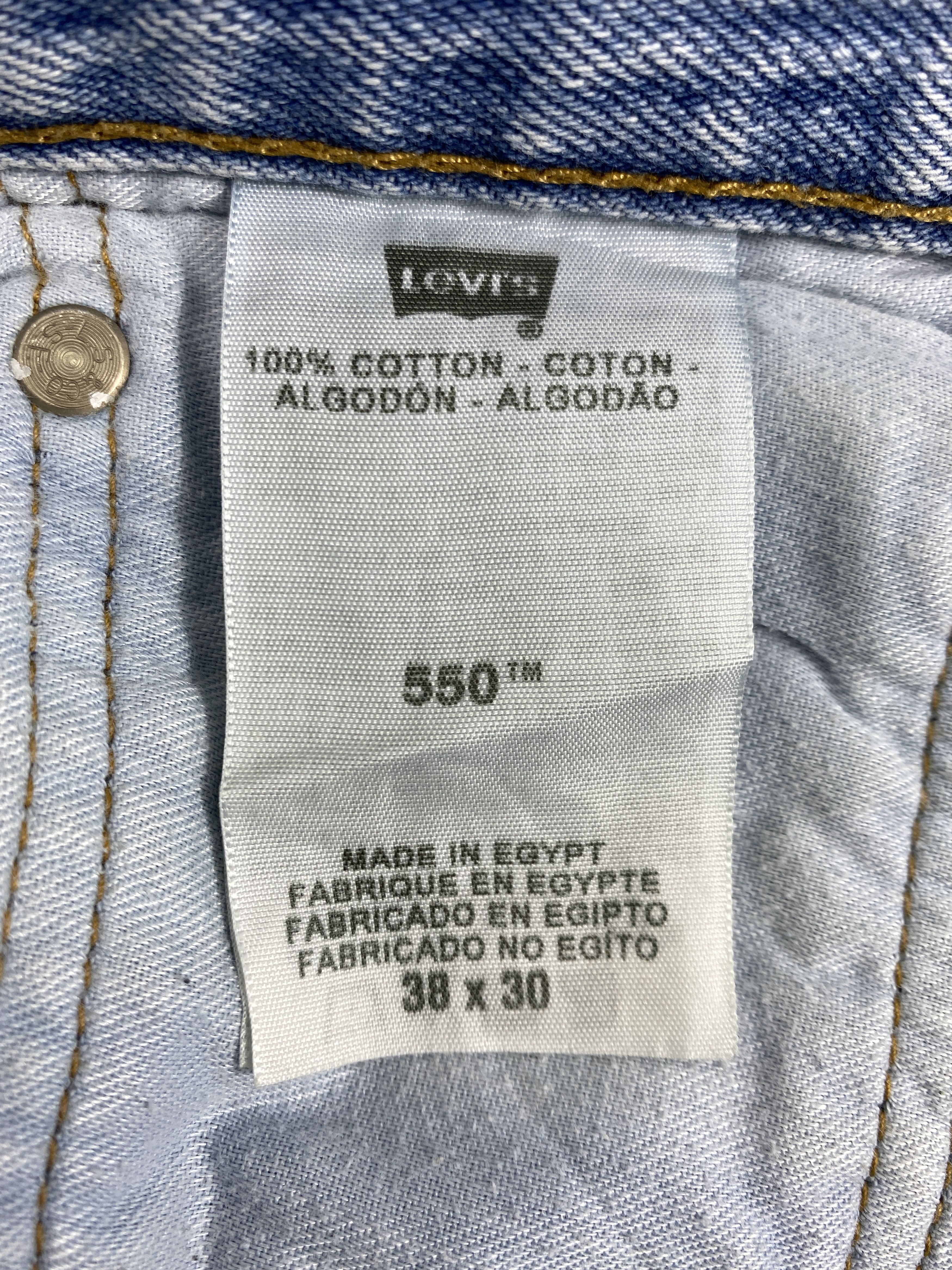 Levi's Light Wash Vintage Levi's 550 Denim 37 x 28.5 -JN709 Size US 37 - 9 Thumbnail