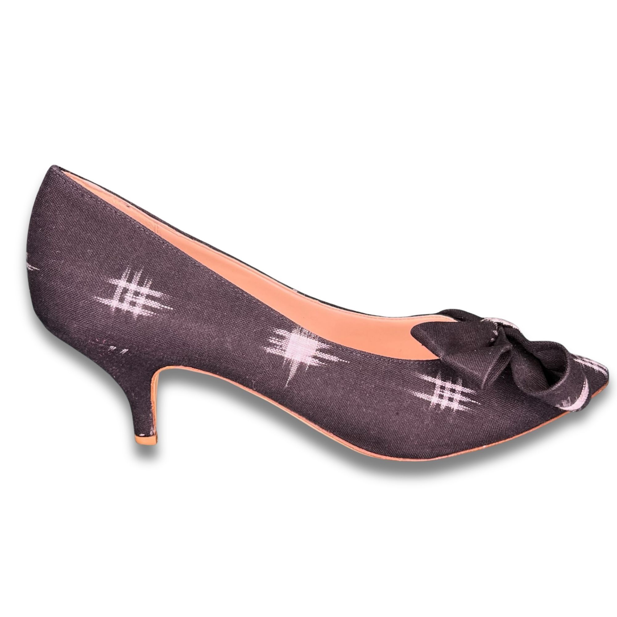 Other SimplySoles Womens Pointed-Toe Low-Heel Pumps With Bow Detai Size US 9.5 / IT 39.5 - 3 Thumbnail