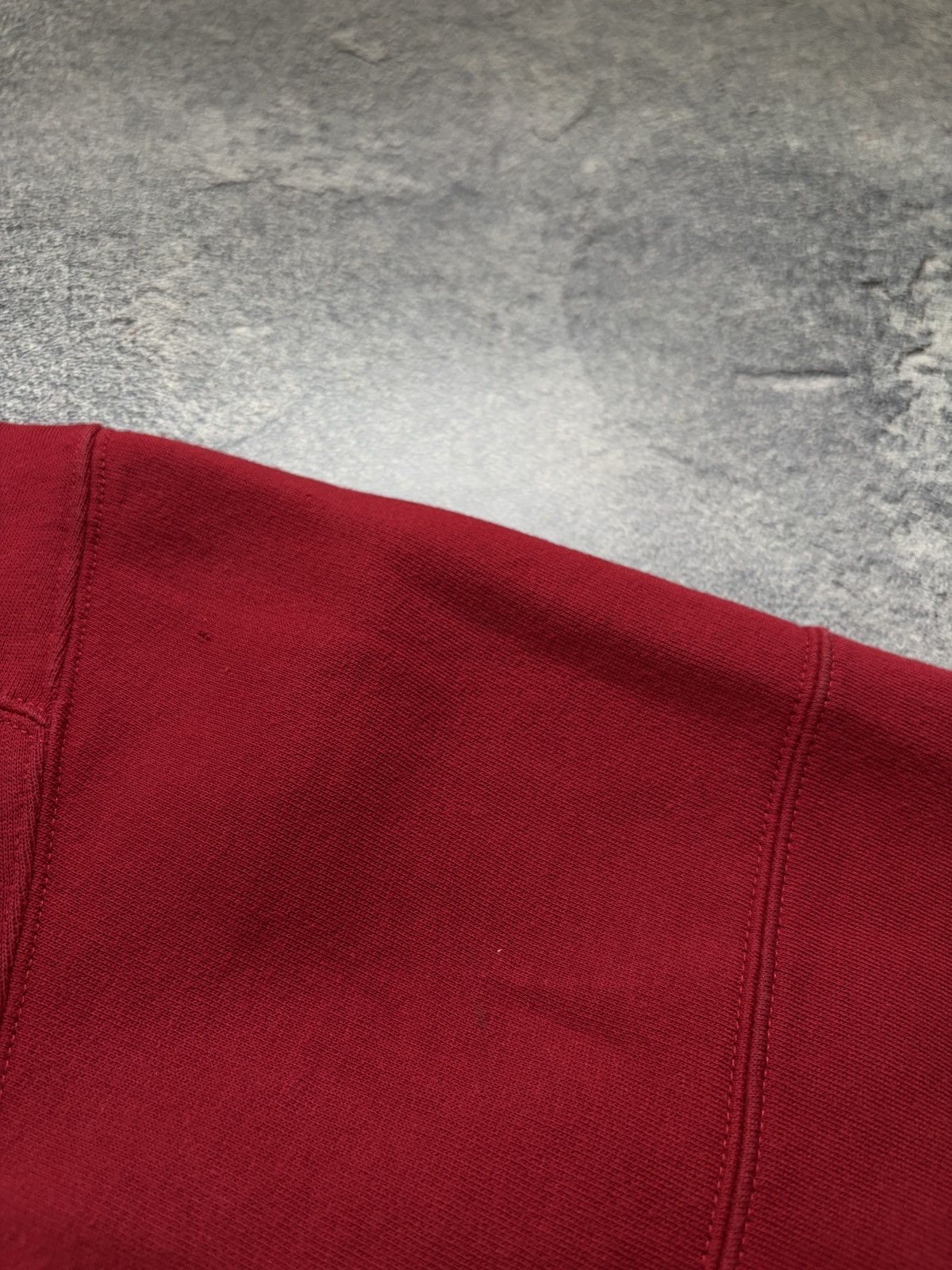 Nike Vintage 90s Nike Big Swoosh Red Crewneck Sweatshirt L Size US L / EU 52-54 / 3 - 13 Thumbnail