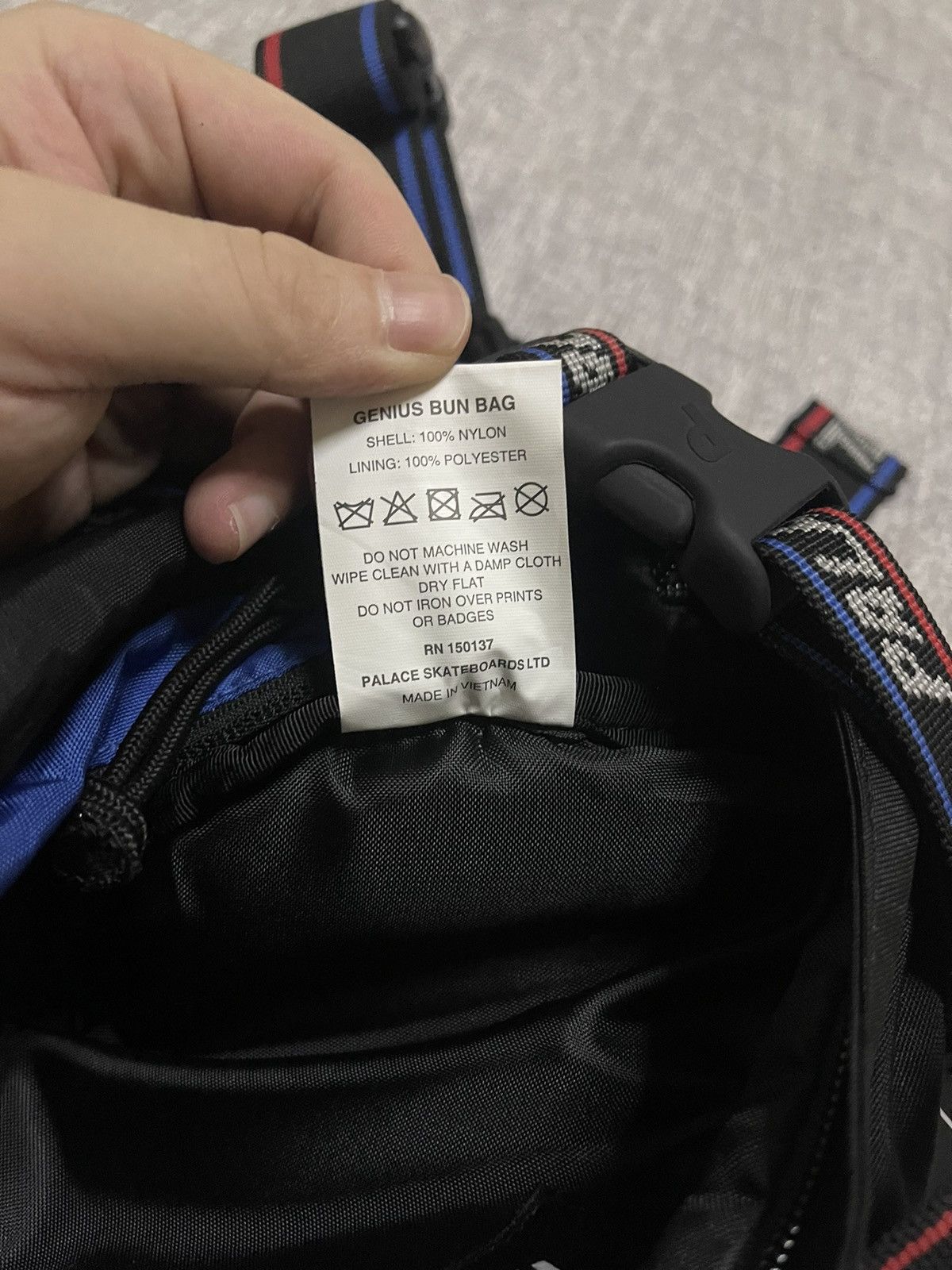 Palace Palace genius bun bag black Grailed