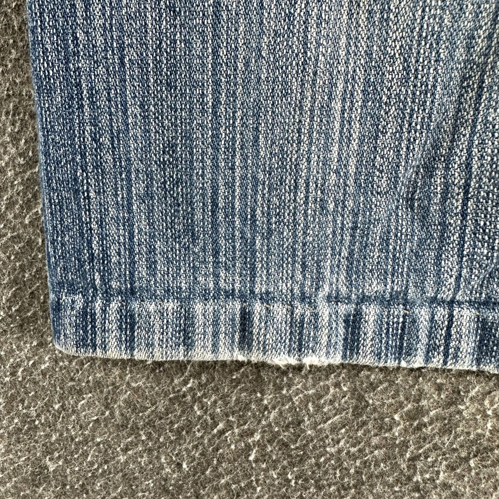 Vintage VINTAGE No Boundaries Jeans Juniors 7 Blue Flare Low Rise Faux Leather 2000s Y2K Jeans Boots Size 28" / US 6 / IT 42 - 7 Thumbnail