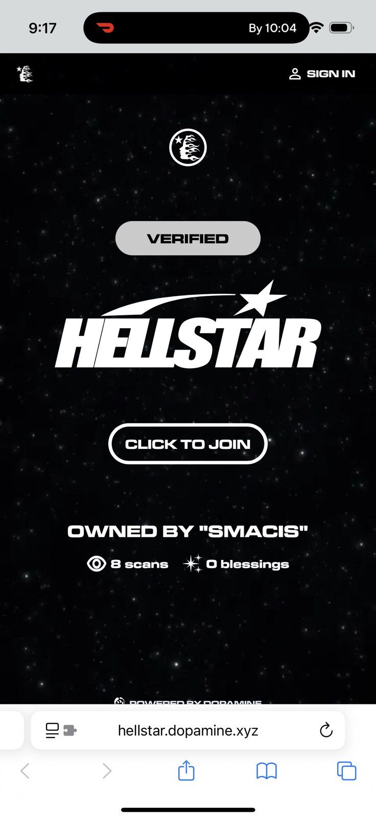 HELLSTAR Red Hellstar Records Glitter Shirt Size XL Size US XL / EU 56 / 4 - 14 Thumbnail
