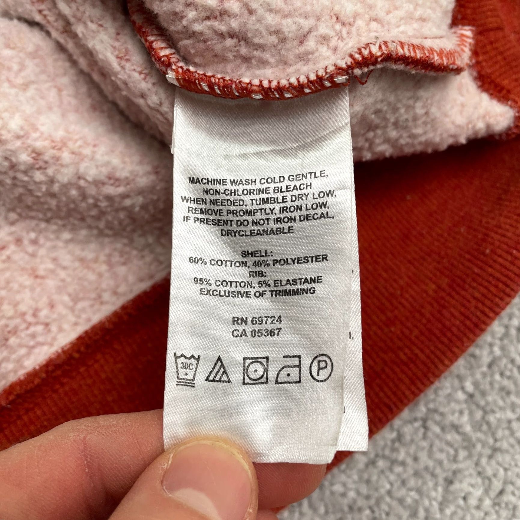Vintage Columbia Sweatshirt Mens Large Orange Fleece Crew Neck Pullover Casual Outdoor Size US L / EU 52-54 / 3 - 6 Thumbnail