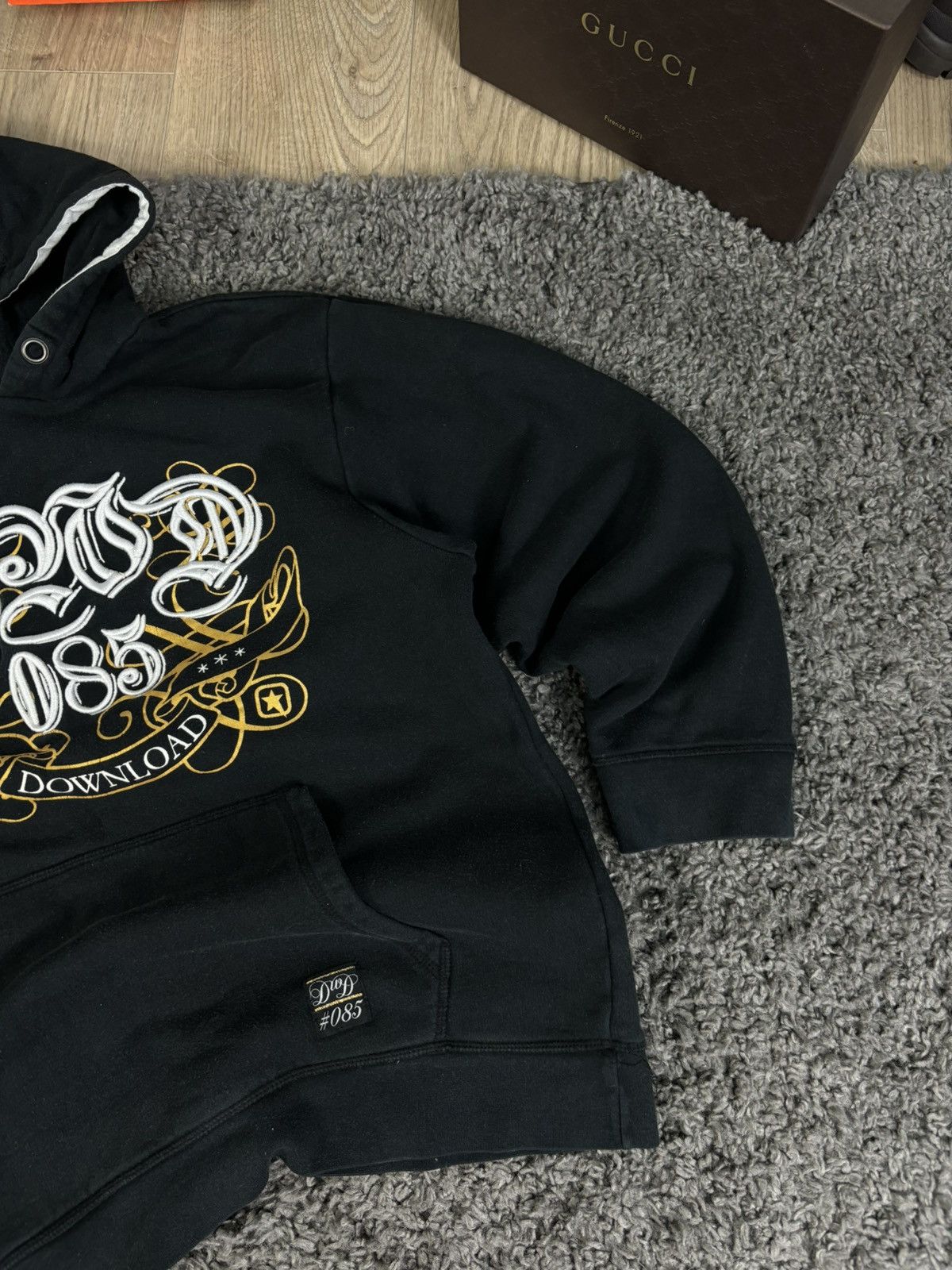 Japanese Brand × Vintage Vintage FishBone Style Y2K Hoodie Spell Out Embroidery Logo Size US M / EU 48-50 / 2 - 4 Thumbnail
