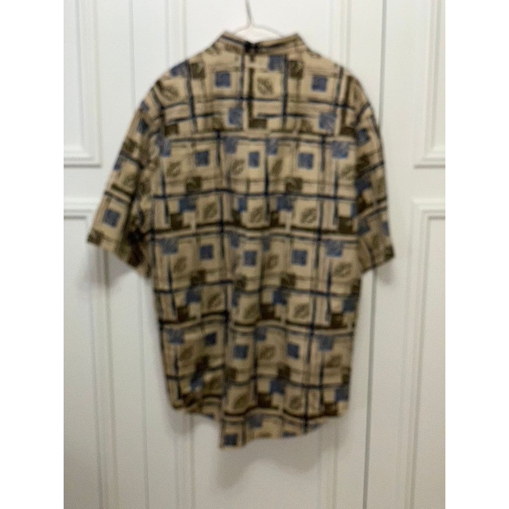 Roundtree & Yorke Roundtree & Yorke Men's Large Short Sleeve Button-Down Shirt Size US L / EU 52-54 / 3 - 4 Thumbnail