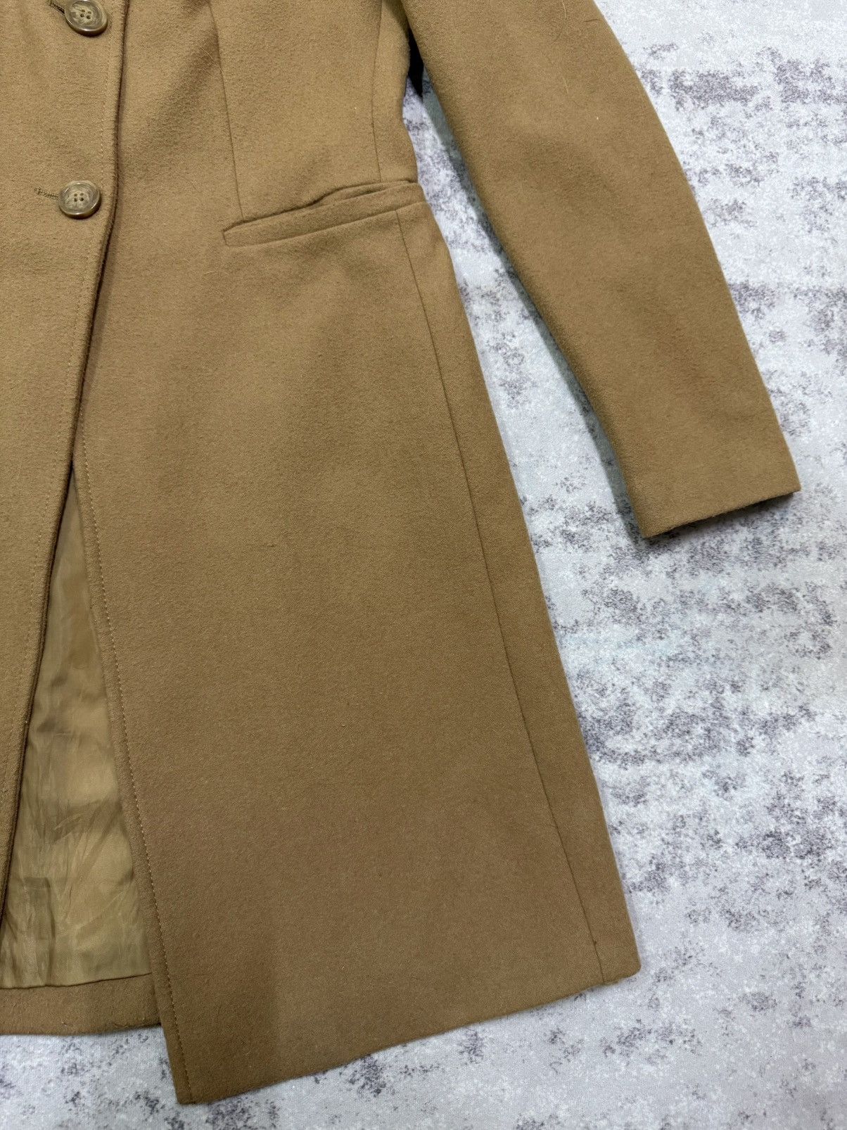 United Colors Of Benetton United Colors of Benetton Long Coat Wool Jacket Size US S / EU 44-46 / 1 - 6 Thumbnail
