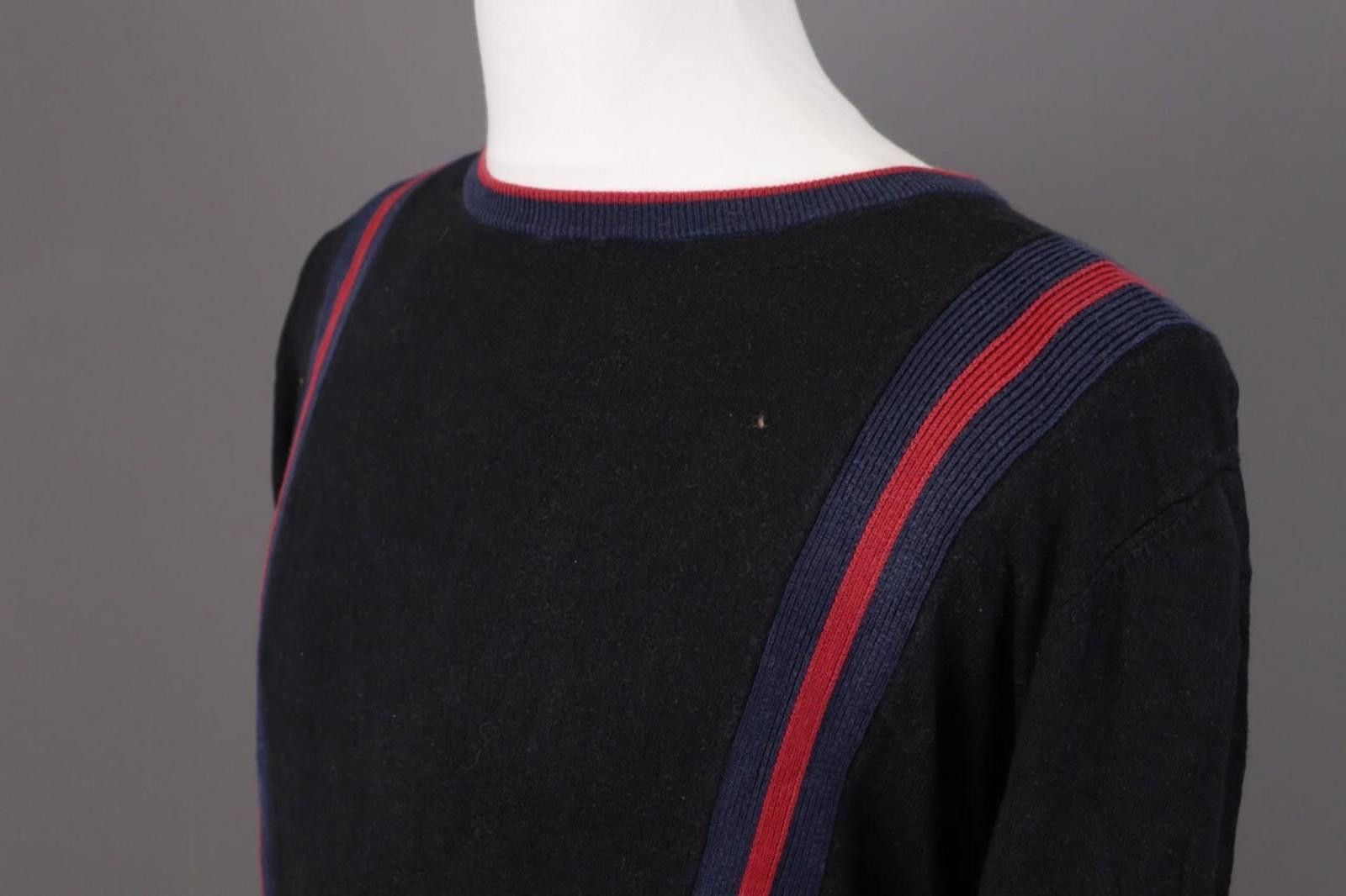 Just Cavalli Just Cavalli Black Striped Knit Jumper Sweater Size XXL Size US XXL / EU 58 / 5 - 7 Thumbnail