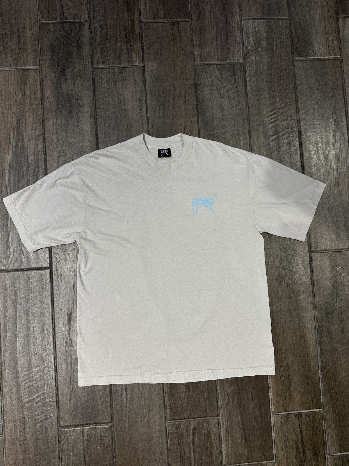 Revenge Xxxtentacion Kill Tee Cement/Baby Blue