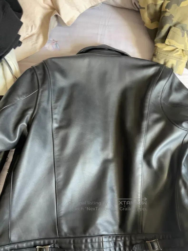 Neighborhood Neighborhood Cowhide Motorcycle Jacket Size US L / EU 52-54 / 3 - 7 Thumbnail