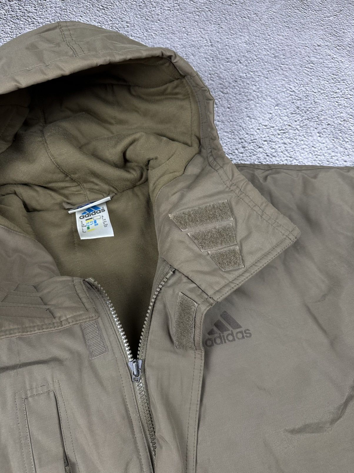 Adidas Vintage Adidas Nylon Jacket Corduroy Nylon Y2K 90s Rare Size US S / EU 44-46 / 1 - 11 Thumbnail