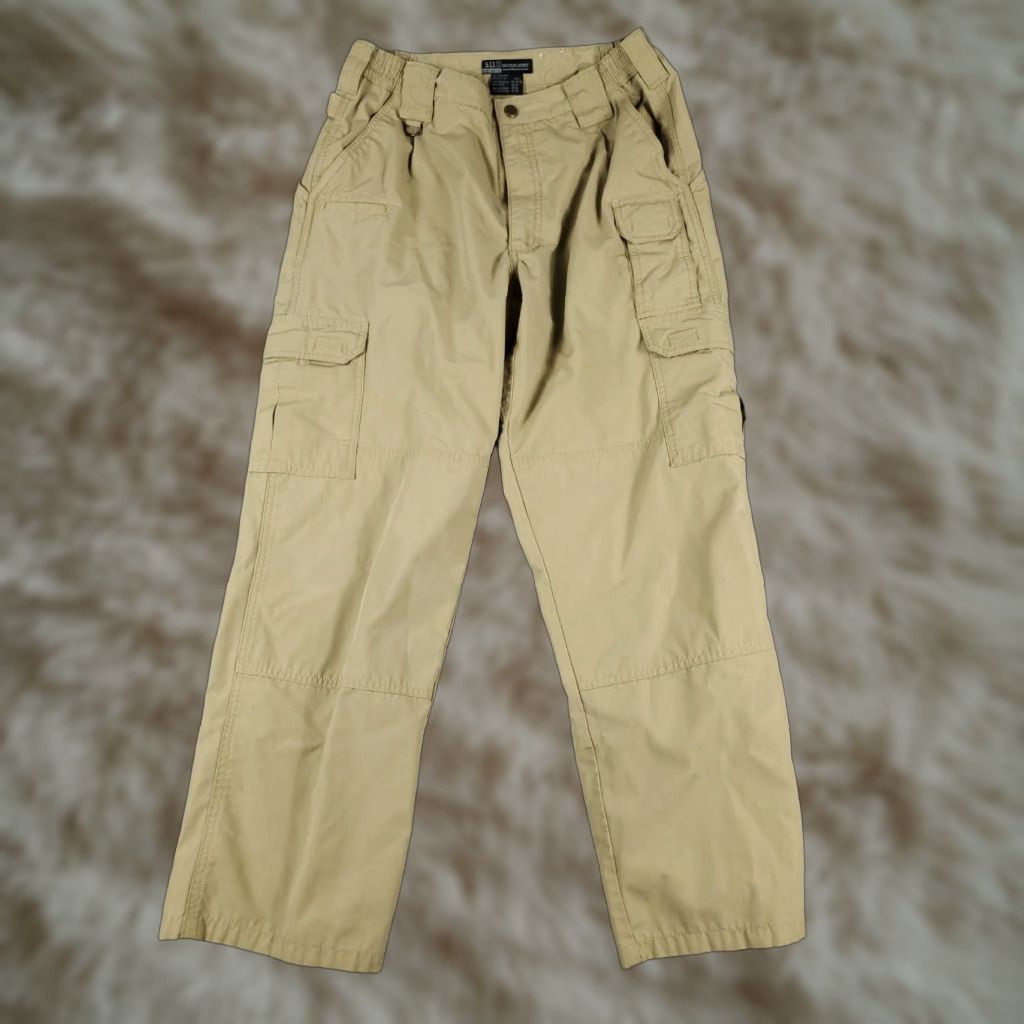 Vintage 5.11 Tactical Cargo Pants Mens Size 34x30 Beige Outdoor Workwear Trousers Size US 34 / EU 50 - 1 Thumbnail