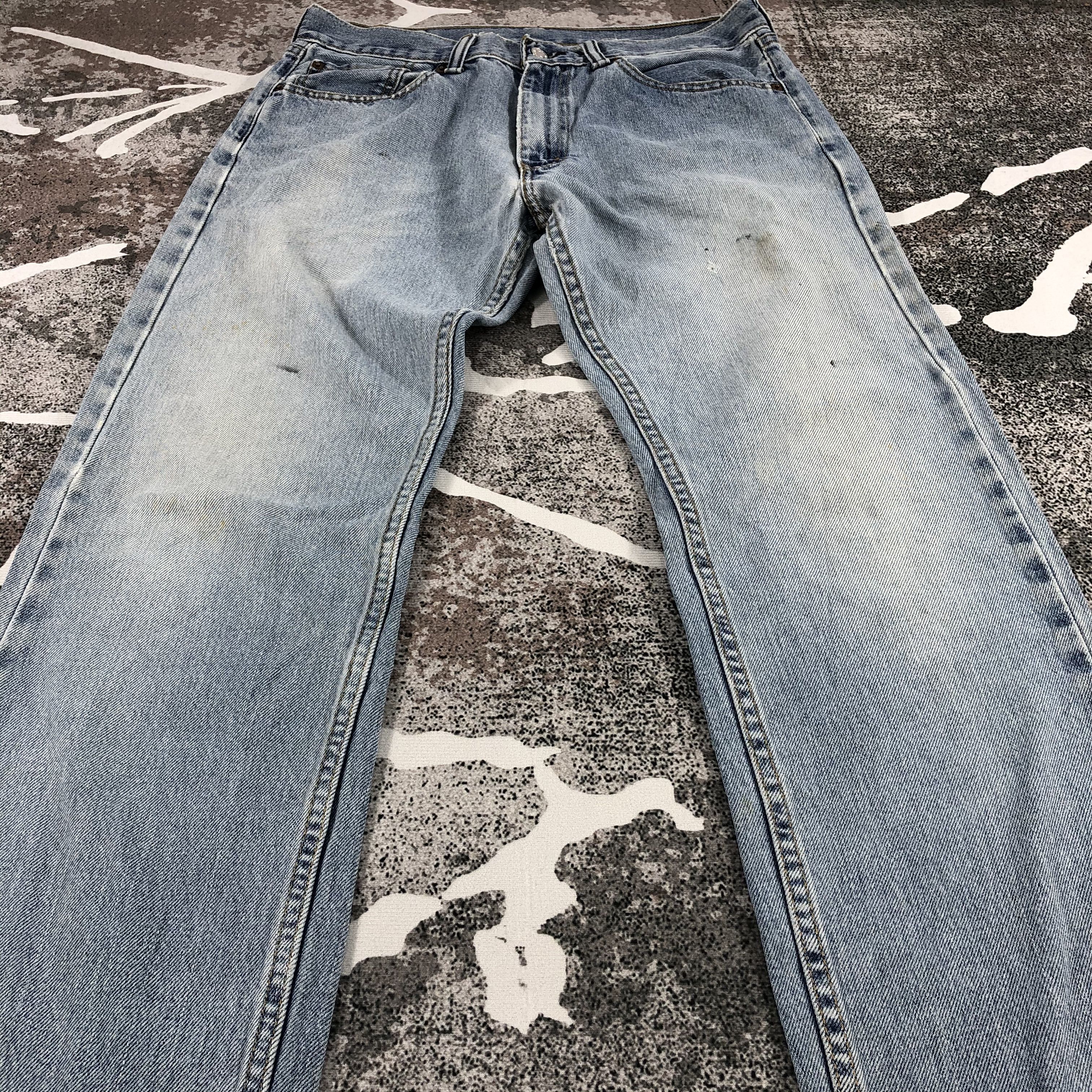 Levi's Vintage Levis 505 Jeans Medium Wash Denim KJ563 Size US 33 - 3 Thumbnail