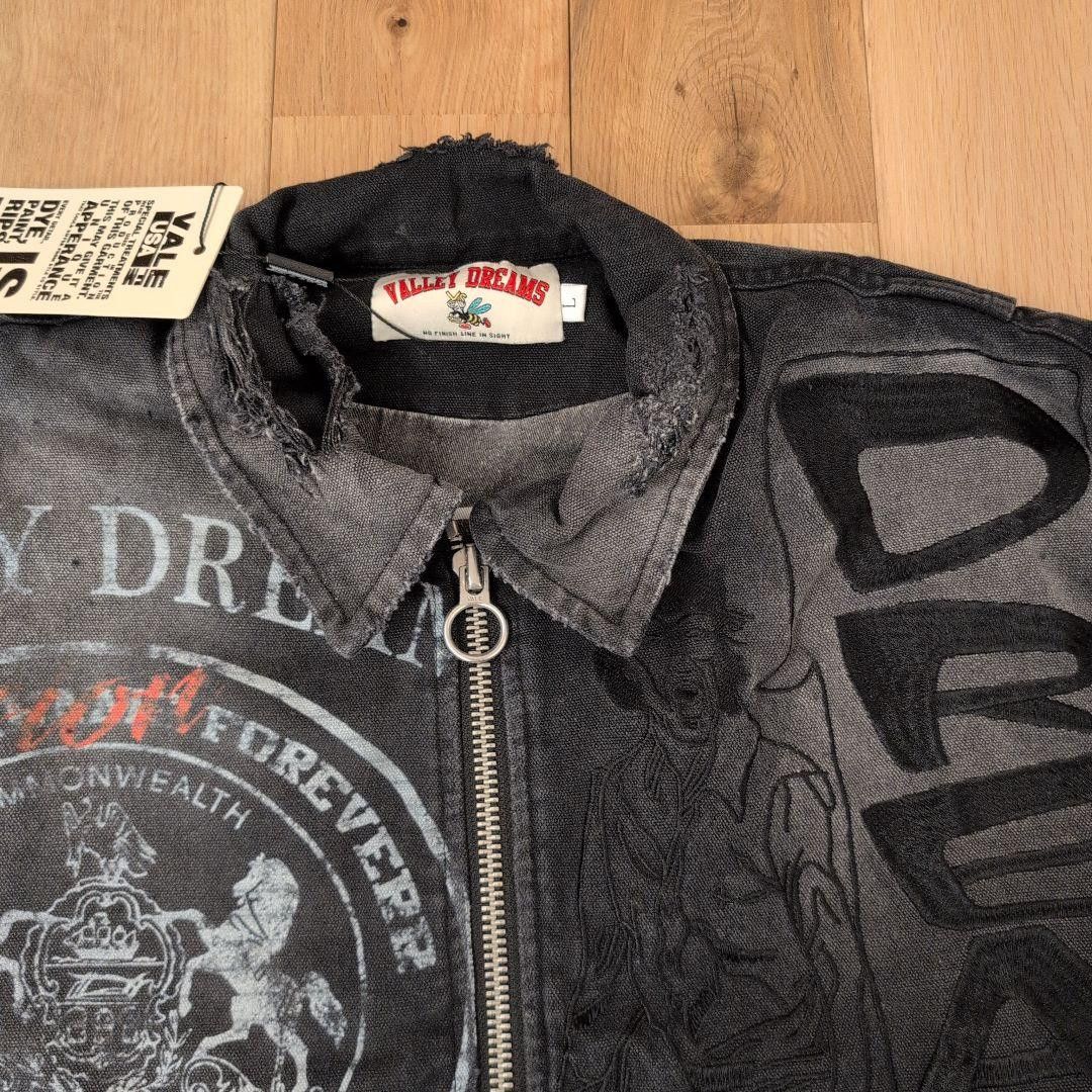 Vale VALE FOREVER Destruction Work Jacket Black L New Size US L / EU 52-54 / 3 - 9 Thumbnail