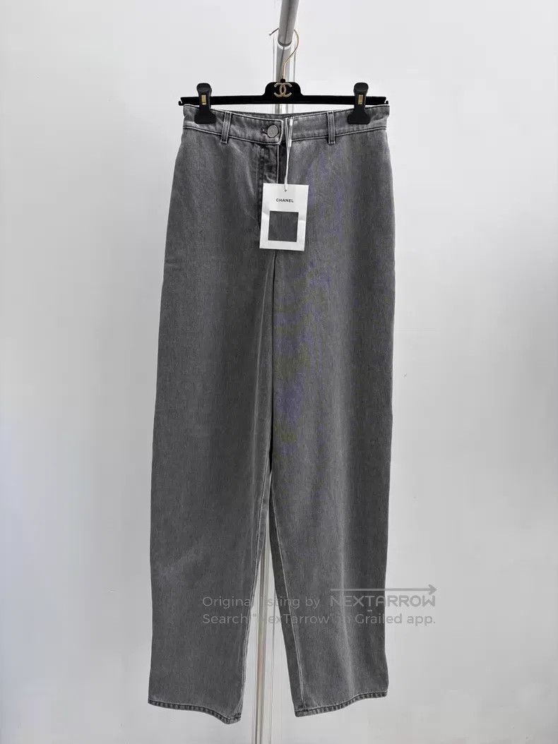 Chanel Chanel Gray jeans Size 24" / US 00 / IT 34 - 1 Thumbnail
