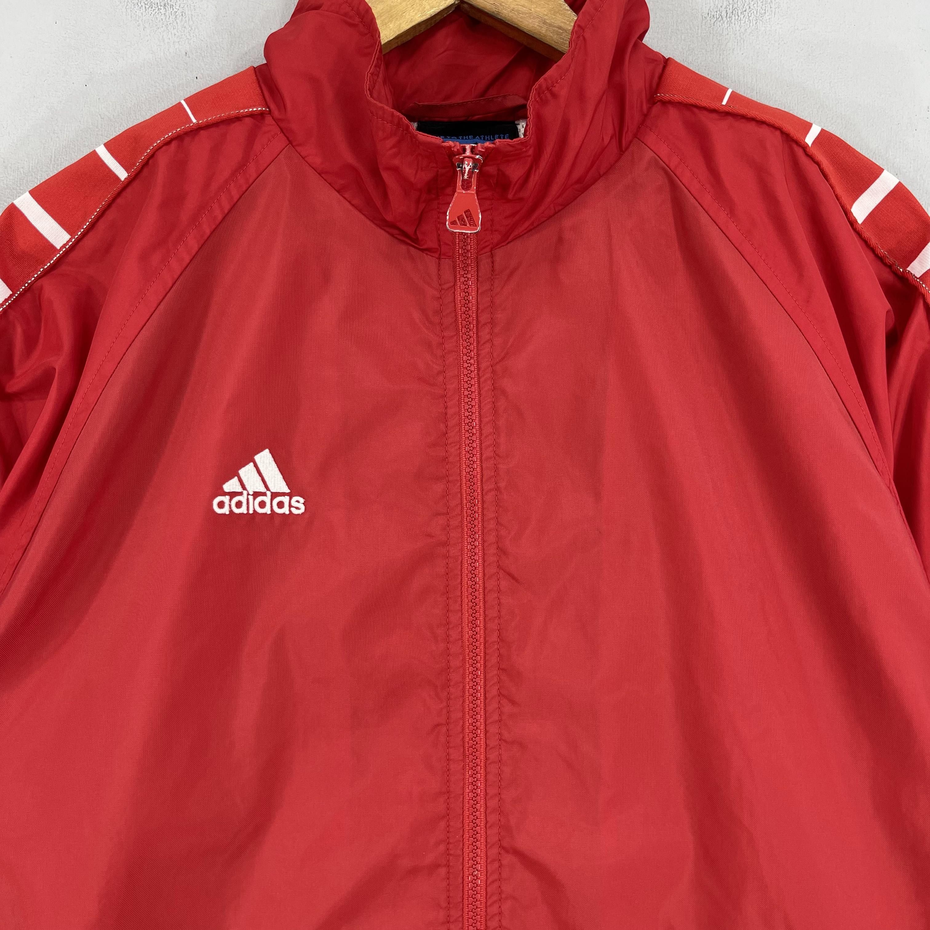 Adidas × Vintage Vintage ADIDAS Side Tape Windbreaker Zipper Jacket Size US S / EU 44-46 / 1 - 2 Thumbnail