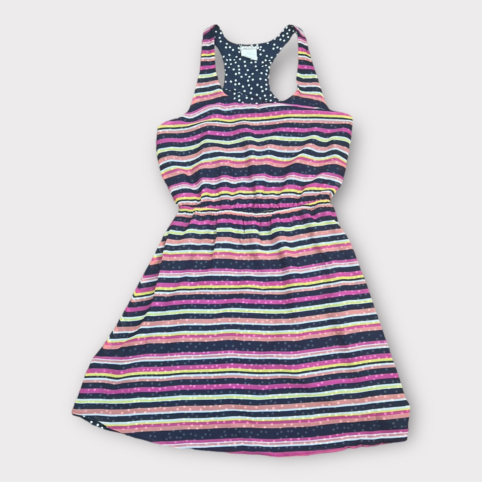 Macys Eyeshadow | Striped Polka Dot Sundress | Medium Size M / US 6-8 / IT 42-44 - 8 Thumbnail