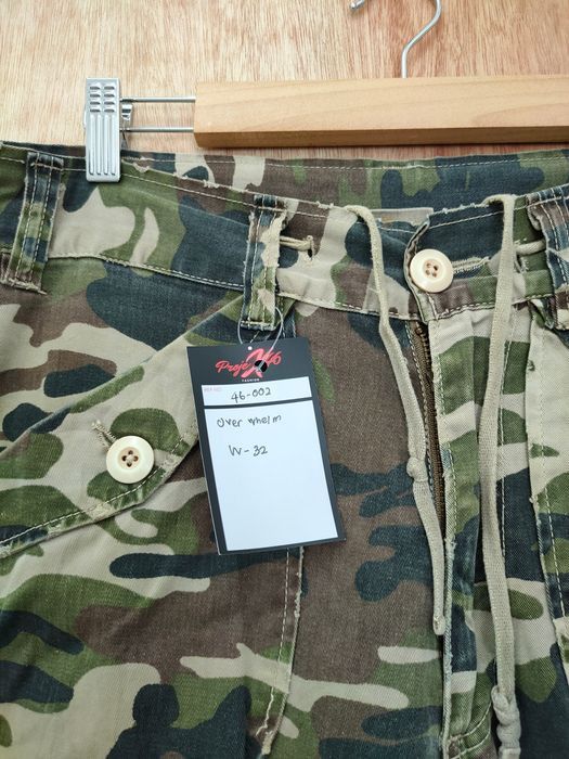 Japanese Brand over whelm camo military multipocket cargo pants #46-002DLL Size US 30 / EU 46 - 7 Thumbnail