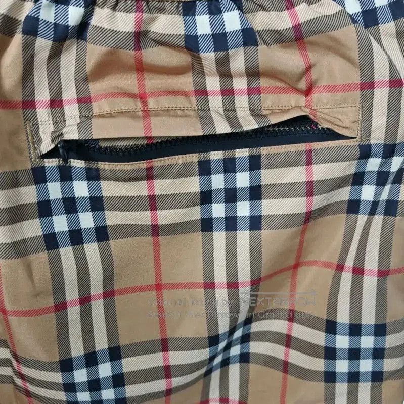 Burberry Burberry Women's Khaki Check Cotton Shorts. Size 29" - 4 Thumbnail