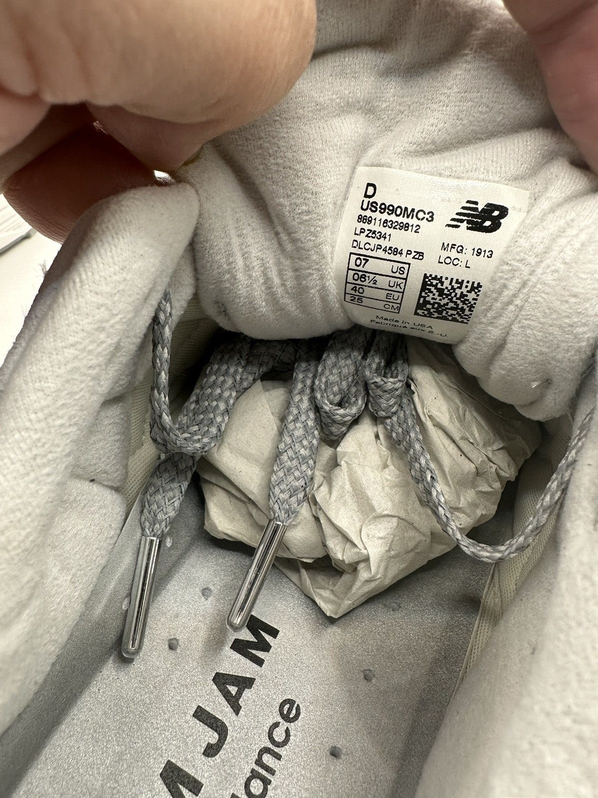 New Balance Slam Jam x New Balance 990v3 Size US 7 / EU 40 - 9 Thumbnail