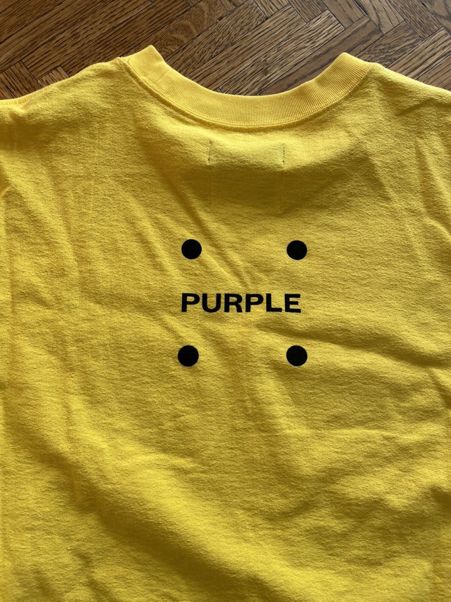 Purple Brand Purple Brand Yellow Connected and Infinitive Tee Size US S / EU 44-46 / 1 - 7 Thumbnail