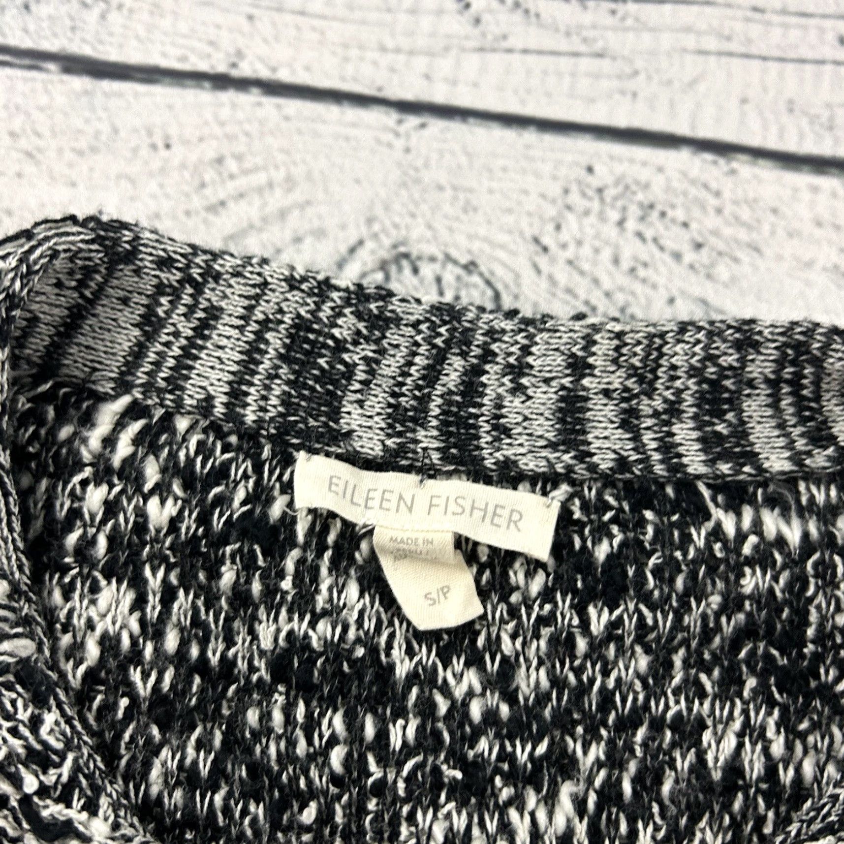Eileen Fisher Eileen Fisher Cardigan Sweater Open Front Women's Small Black Shirt Size S / US 4 / IT 40 - 2 Thumbnail