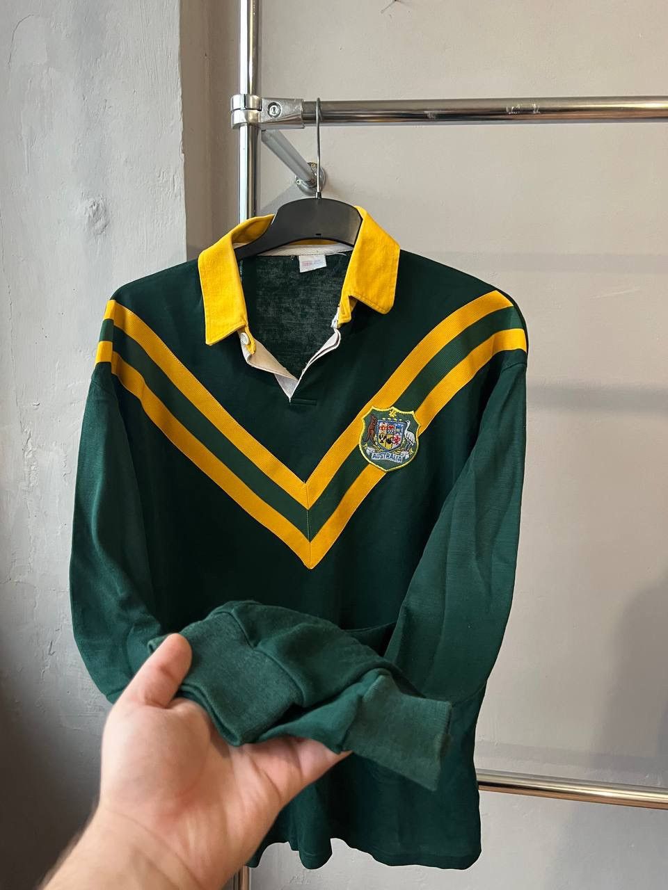 Canterbury of New Zealand 1970/75 AUSTRALIA TEAM WALLABIES RARE RUGBY UNION SHIRT XL Size US XL / EU 56 / 4 - 11 Thumbnail
