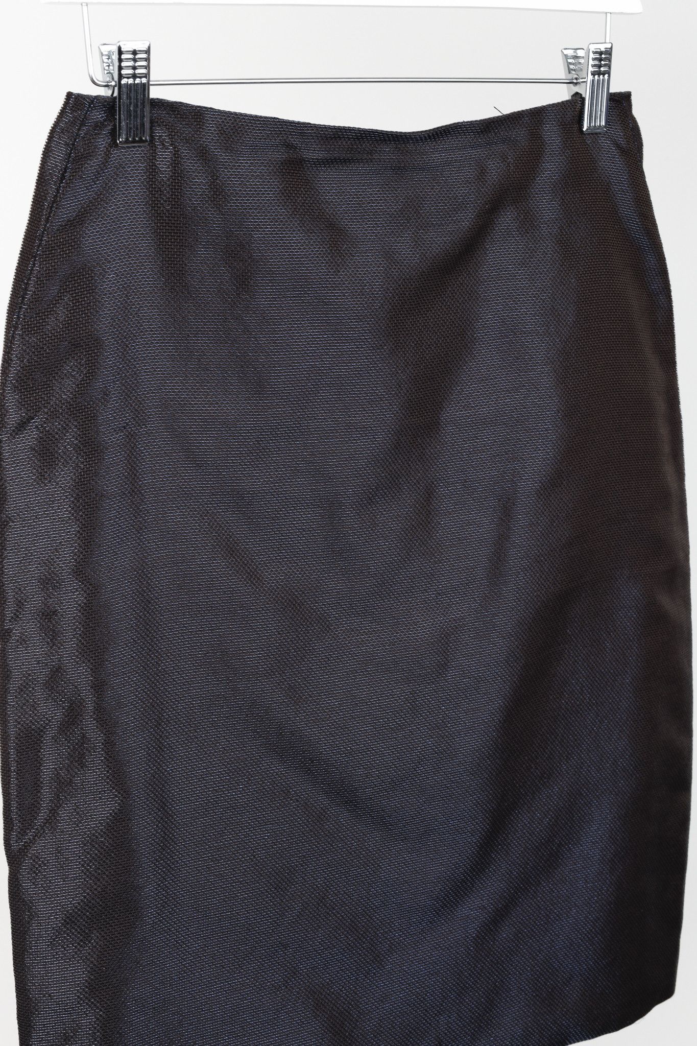 Other Paul Hardy Chapter 14 Gunmetal Blue Ribbon Trim Skirt Size 28" / US 6 / IT 42 - 3 Thumbnail