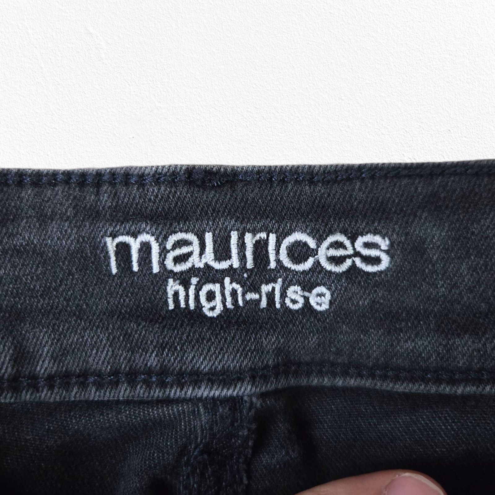 Other Black Distressed High Rise Skinny Jeans Size 14 Short Size 36" / US 14 / IT 50 - 4 Thumbnail