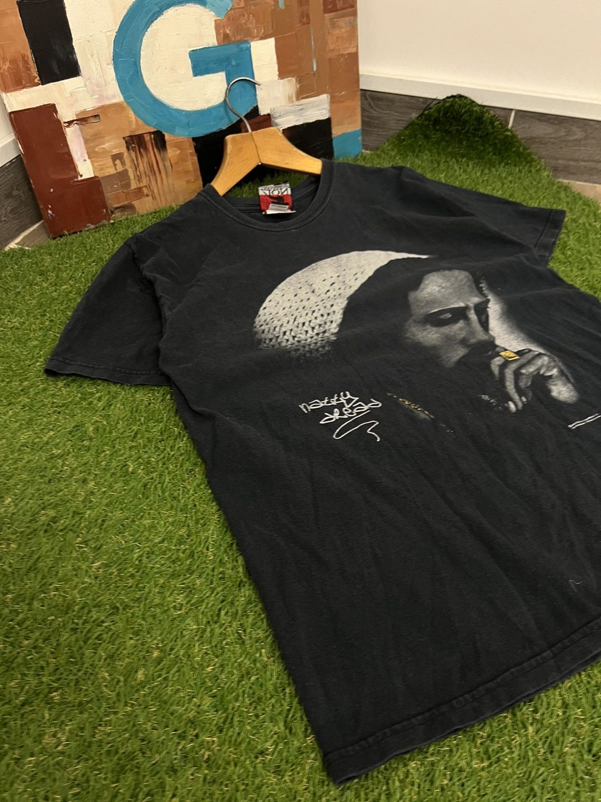 Bob Marley Vintage 2004 Bob Marley Natty Dread Rasta Rap Tee Size US M / EU 48-50 / 2 - 5 Thumbnail