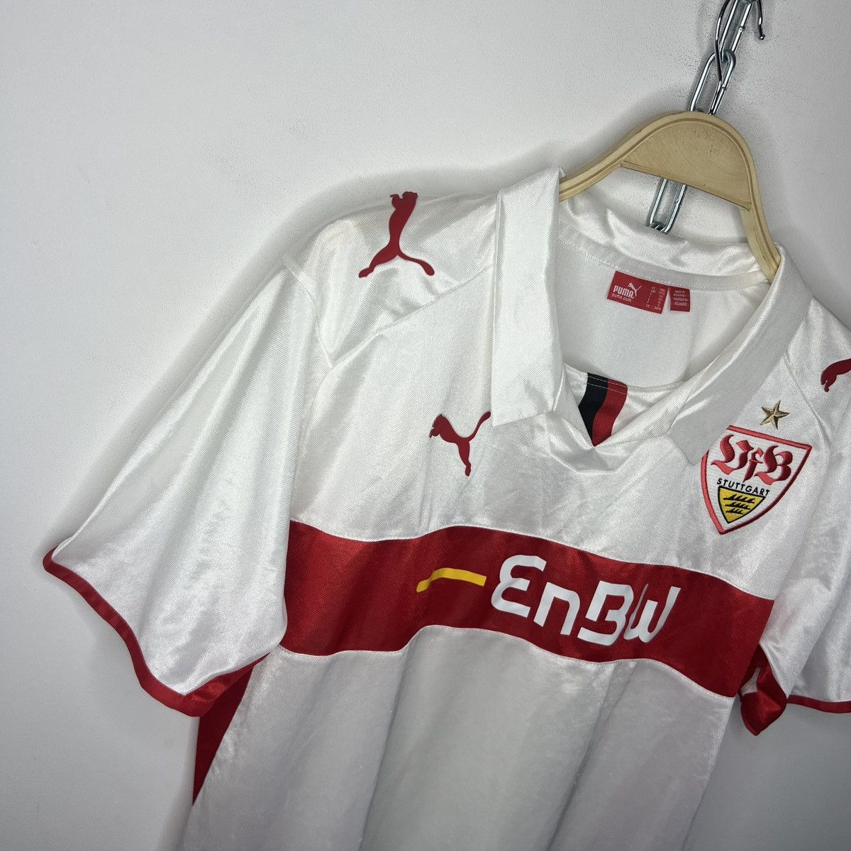 Puma ⚽️BLOKECORE VFB STUTTGART PUMA VINTAGE JERSEY Size US M / EU 48-50 / 2 - 4 Thumbnail