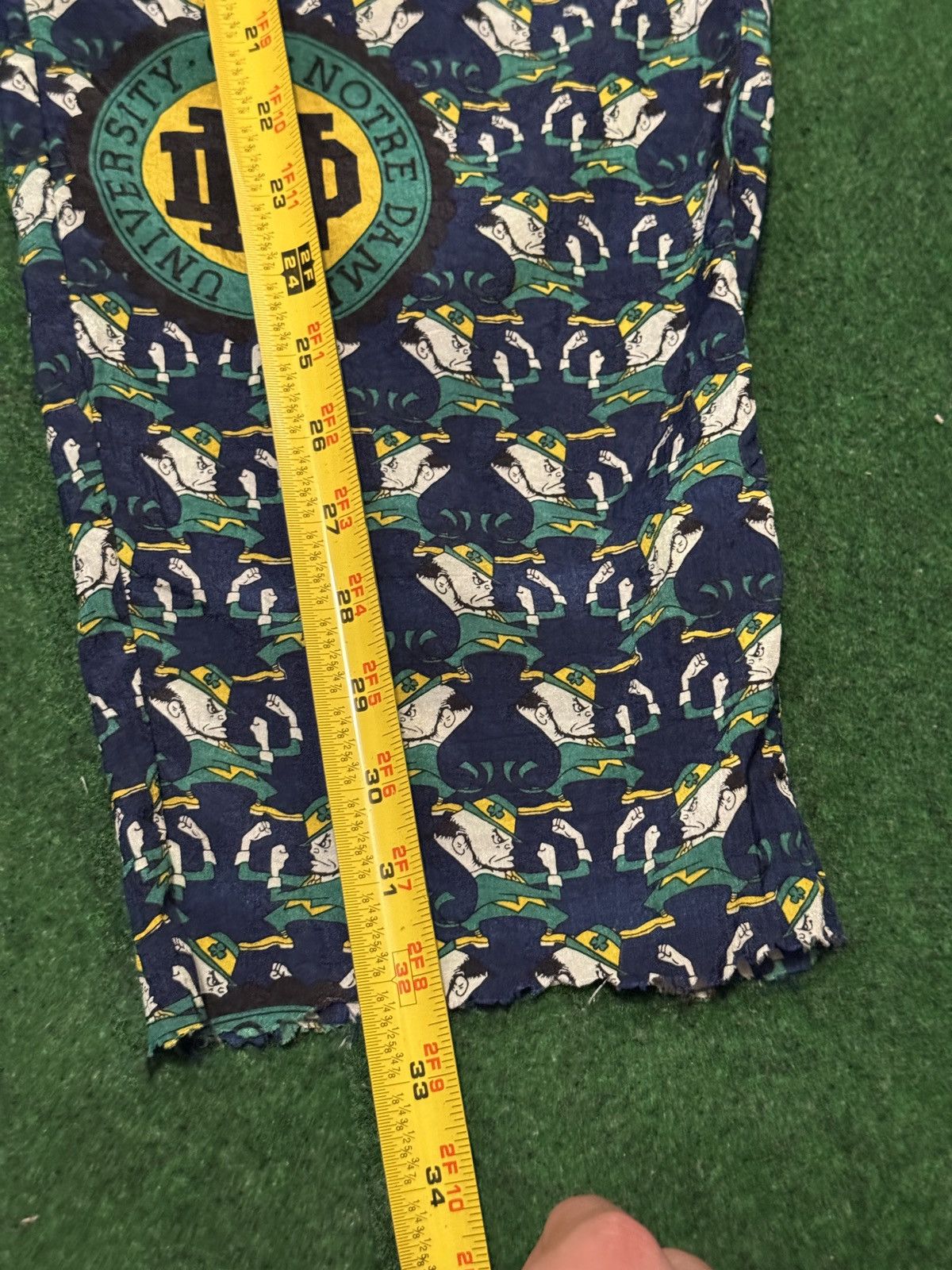 Apex Vintage 90s Notre Dame Fighting Irish M/L Sweatpants Size US 36 / EU 52 - 7 Thumbnail