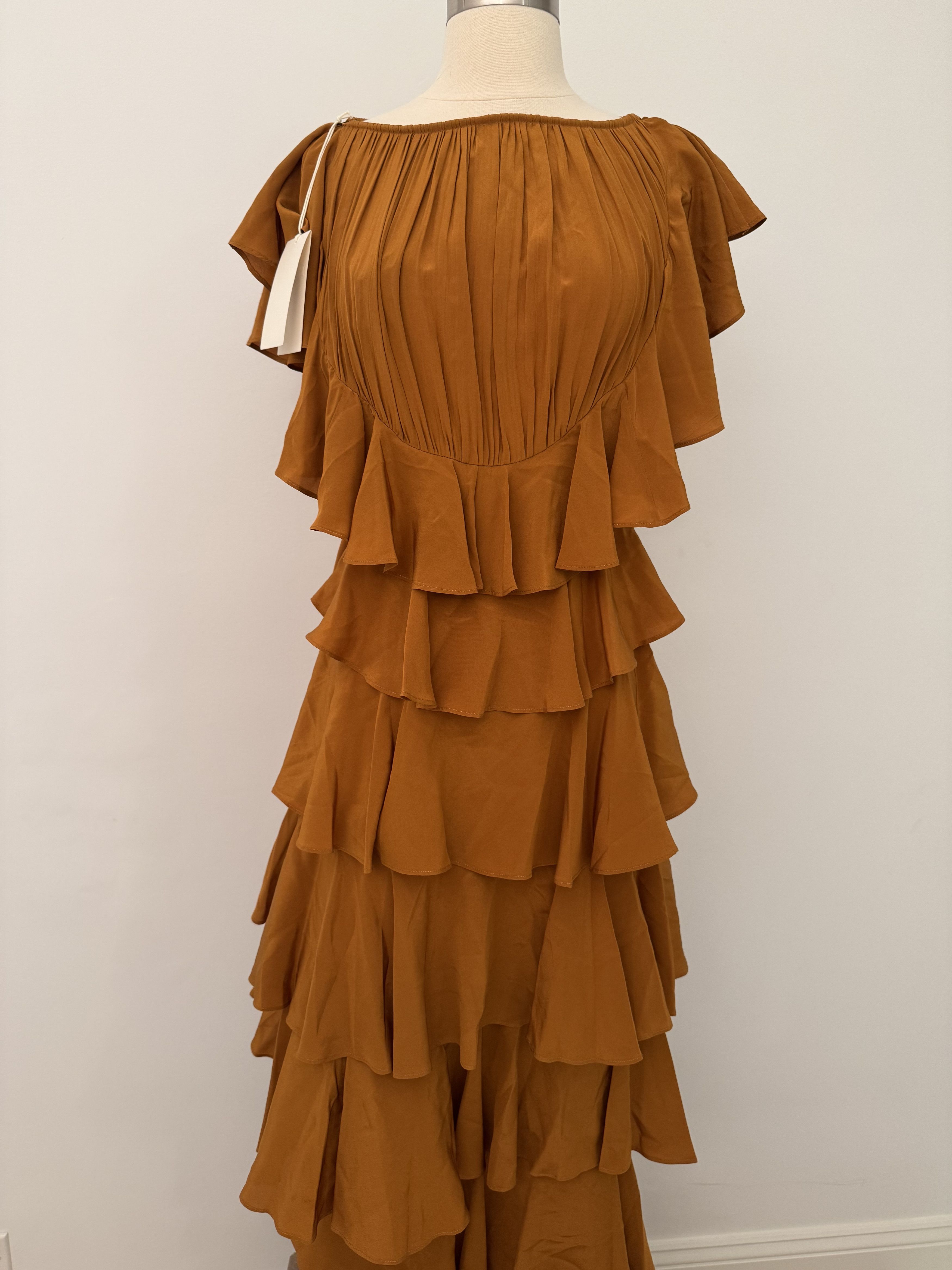 Ulla Johnson Ulla Johnson Freja Gown, Sandstone Size XS / US 0-2 / IT 36-38 - 1 Thumbnail