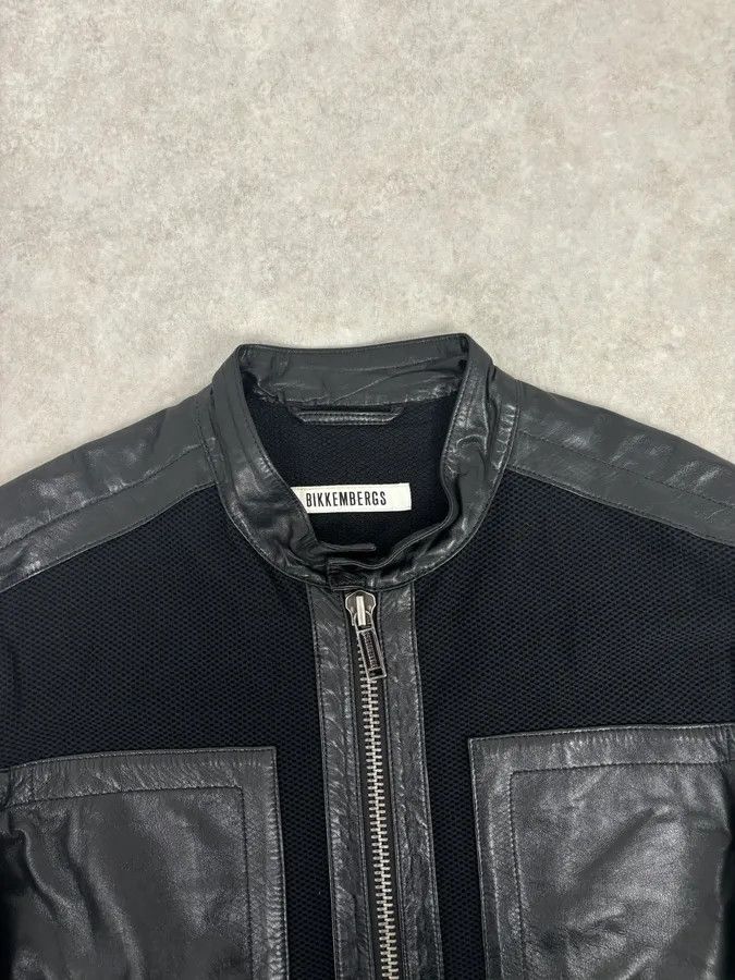 Dirk Bikkembergs AW2010 Bikkembergs Hybrid Black Leather Jacket Size US L / EU 52-54 / 3 - 5 Thumbnail