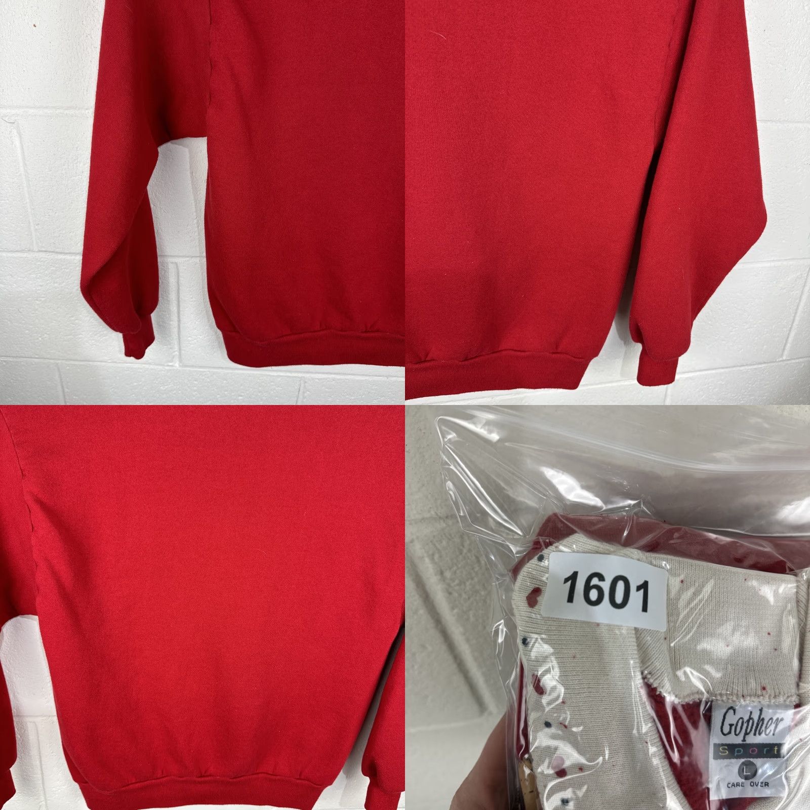 Vintage VINTAGE Gopher Sport Sweatshirt Womens L Red Crewneck Bear Bunny USA Size L / US 10 / IT 46 - 10 Thumbnail
