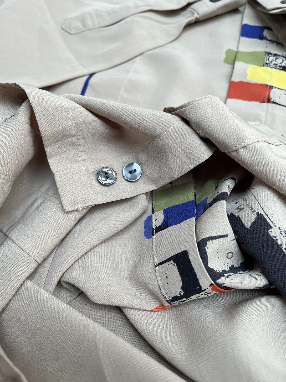 Balenciaga Vintage Rare Balenciaga Paris Sports Button Ups Silk Shirt Size US M / EU 48-50 / 2 - 8 Thumbnail