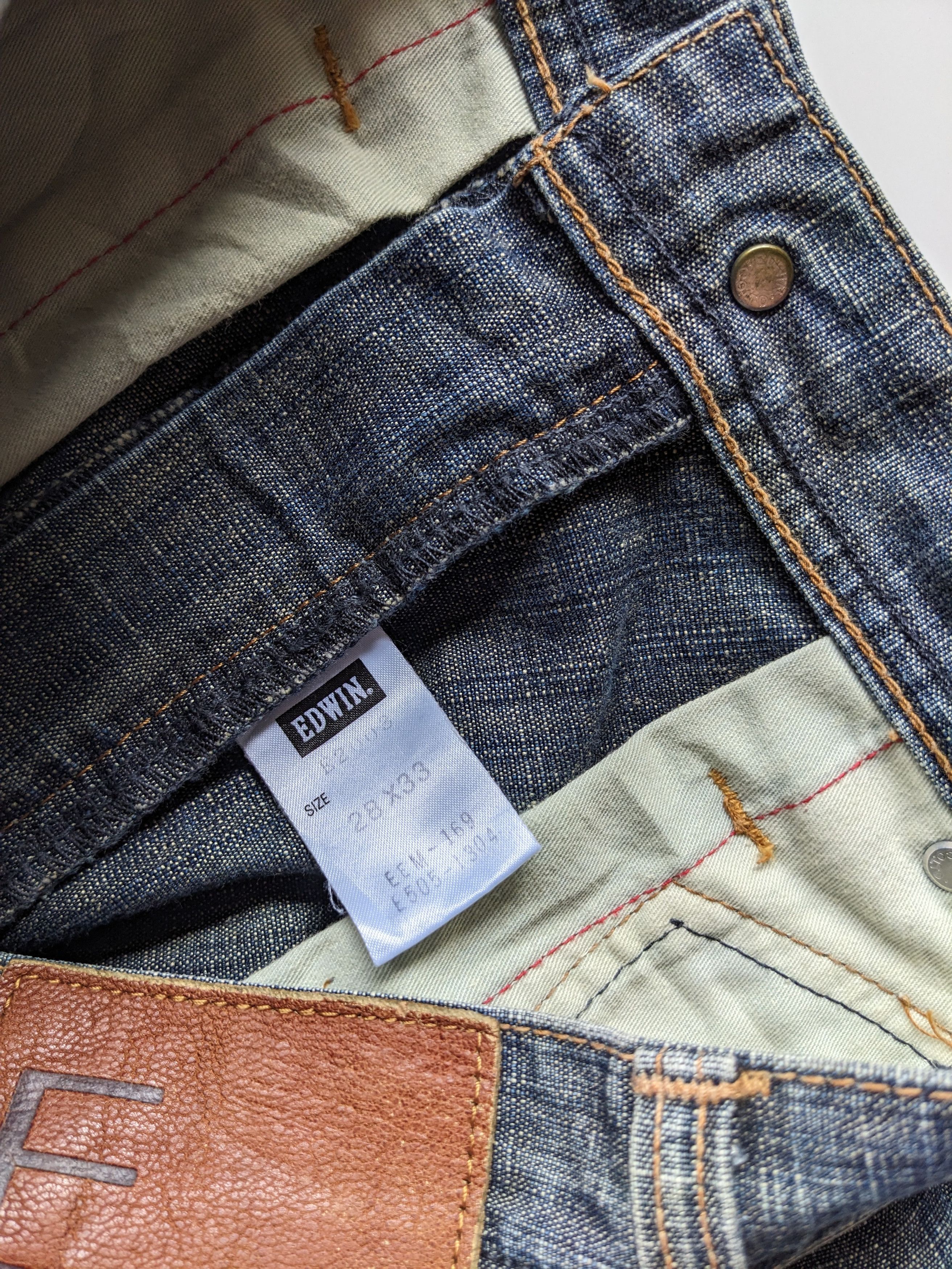 Edwin × Japanese Brand × Jean Edwin E Function twist leg jeans Size US 27 - 10 Thumbnail